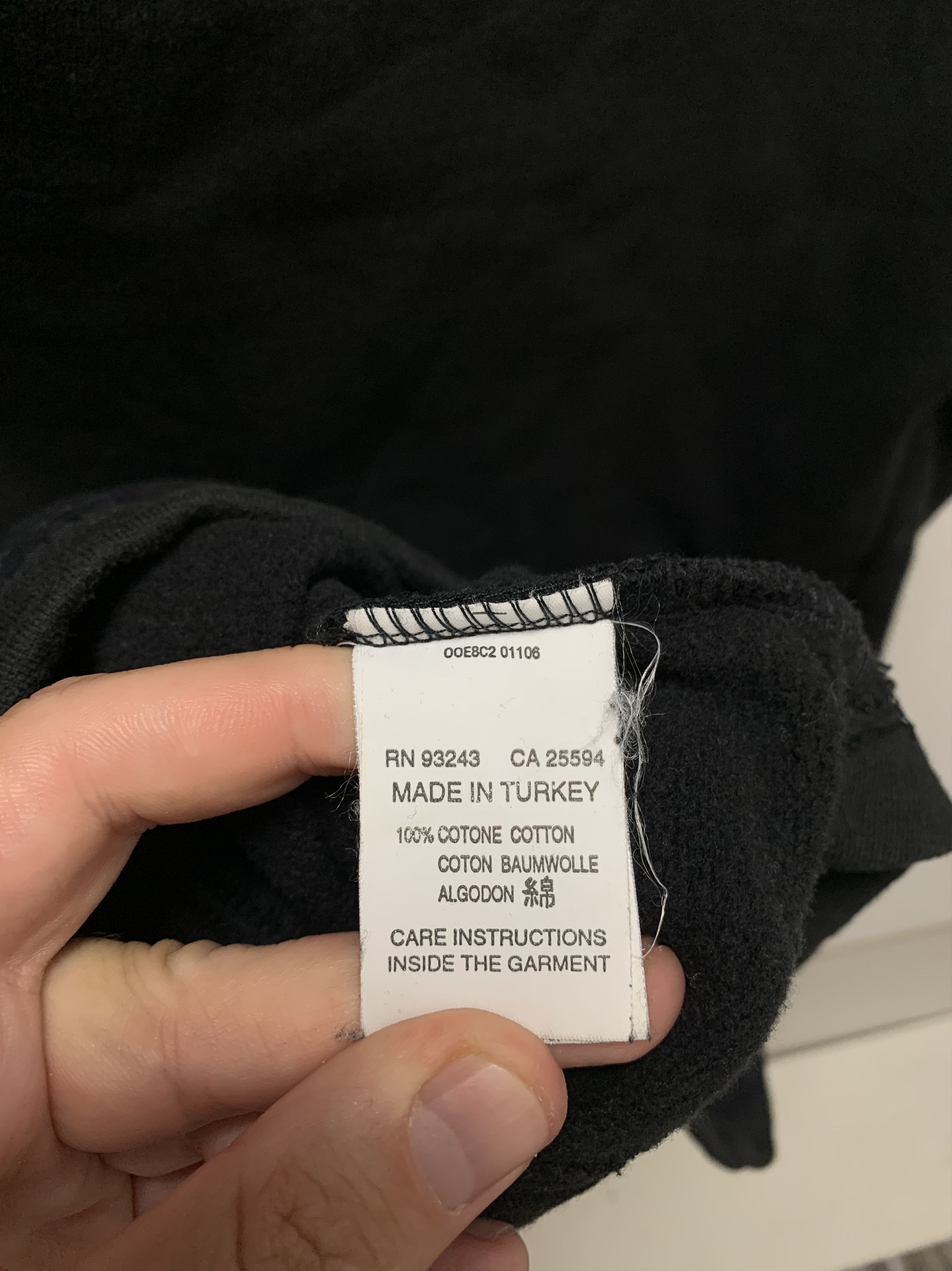 Diesel Diesel vintage black sweatshirt with pocket in hand L sz Size US L / EU 52-54 / 3 - 7 Thumbnail