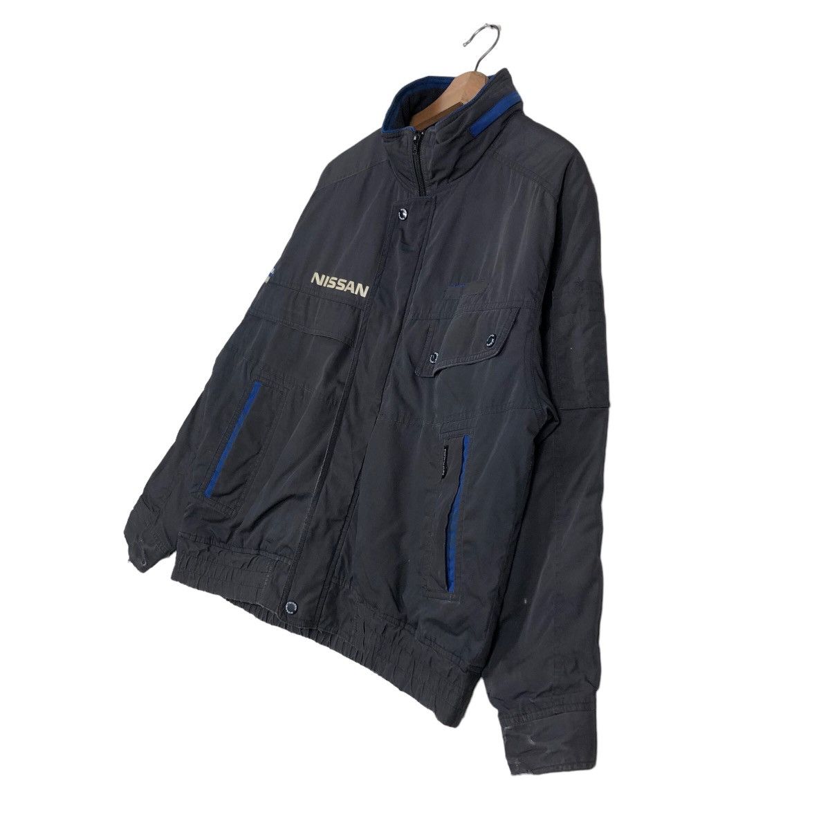 Japanese Brand 🔥Vintage Bomber Jacket Racing Nissan Big Logo Size US M / EU 48-50 / 2 - 2 Thumbnail