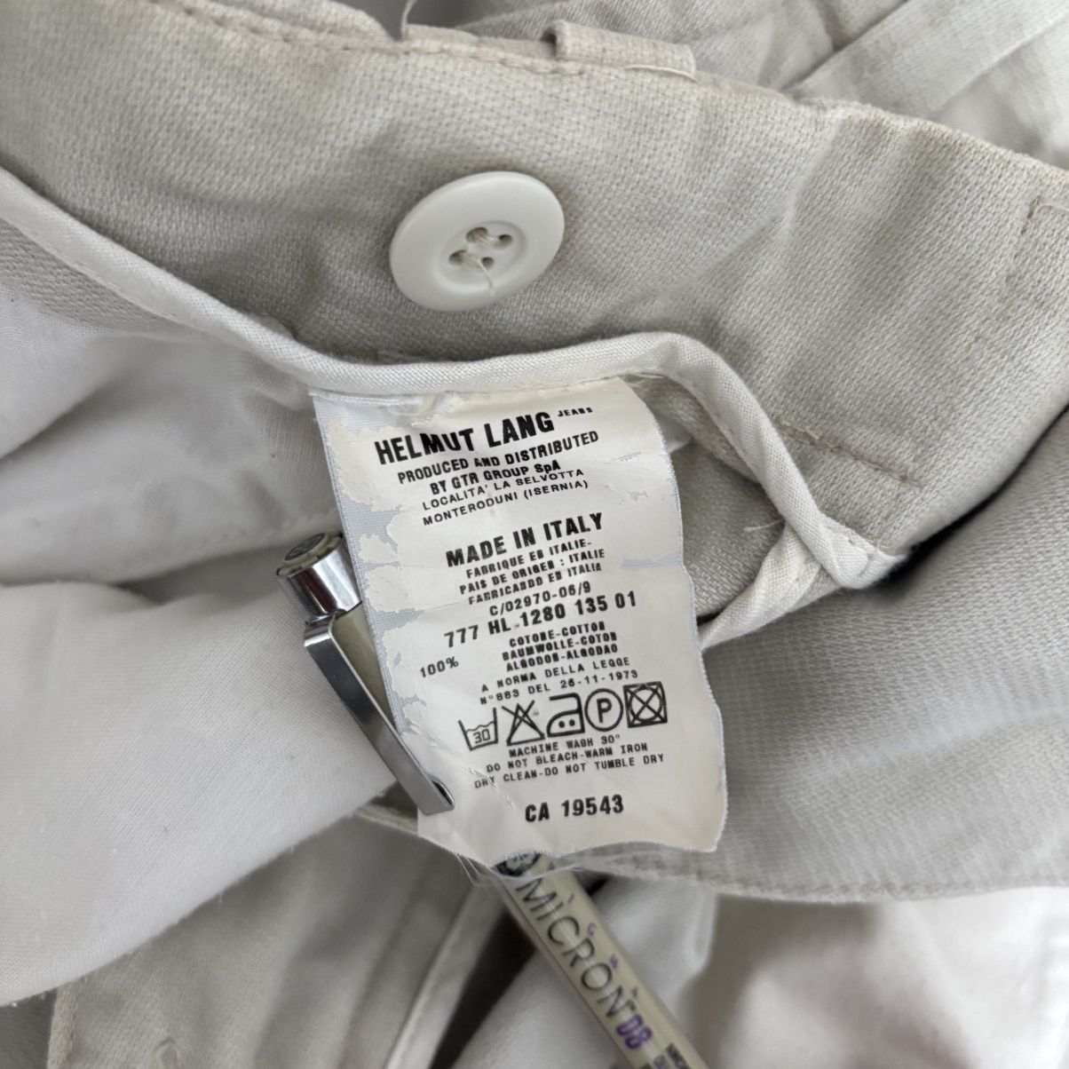 Helmut Lang Helmut Lang Vintage Canvas Astro Biker Pants Size US 34 / EU 50 - 15 Thumbnail