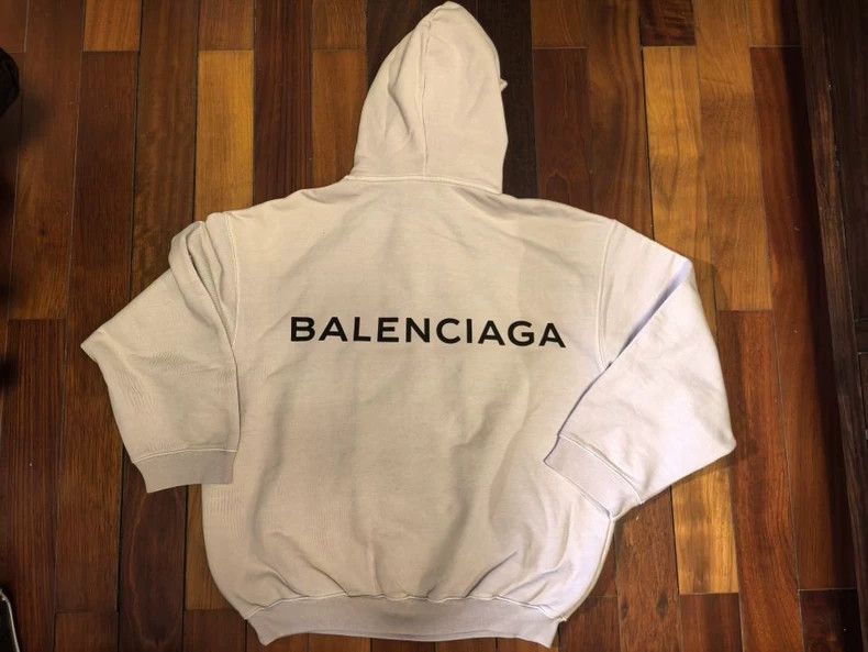 Balenciaga Balenciaga Logo Hoodie in Rare Color- DMC Size US XL / EU 56 / 4 - 1 Thumbnail