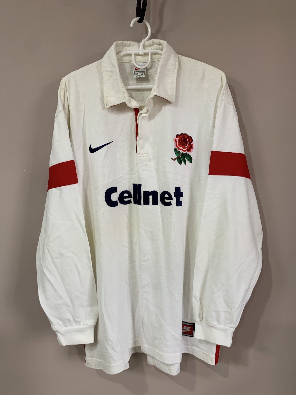 Nike × Vintage England 1997 Home Rugby Union Shirt Nike Vintage Retro L Size US L / EU 52-54 / 3 - 1 Thumbnail