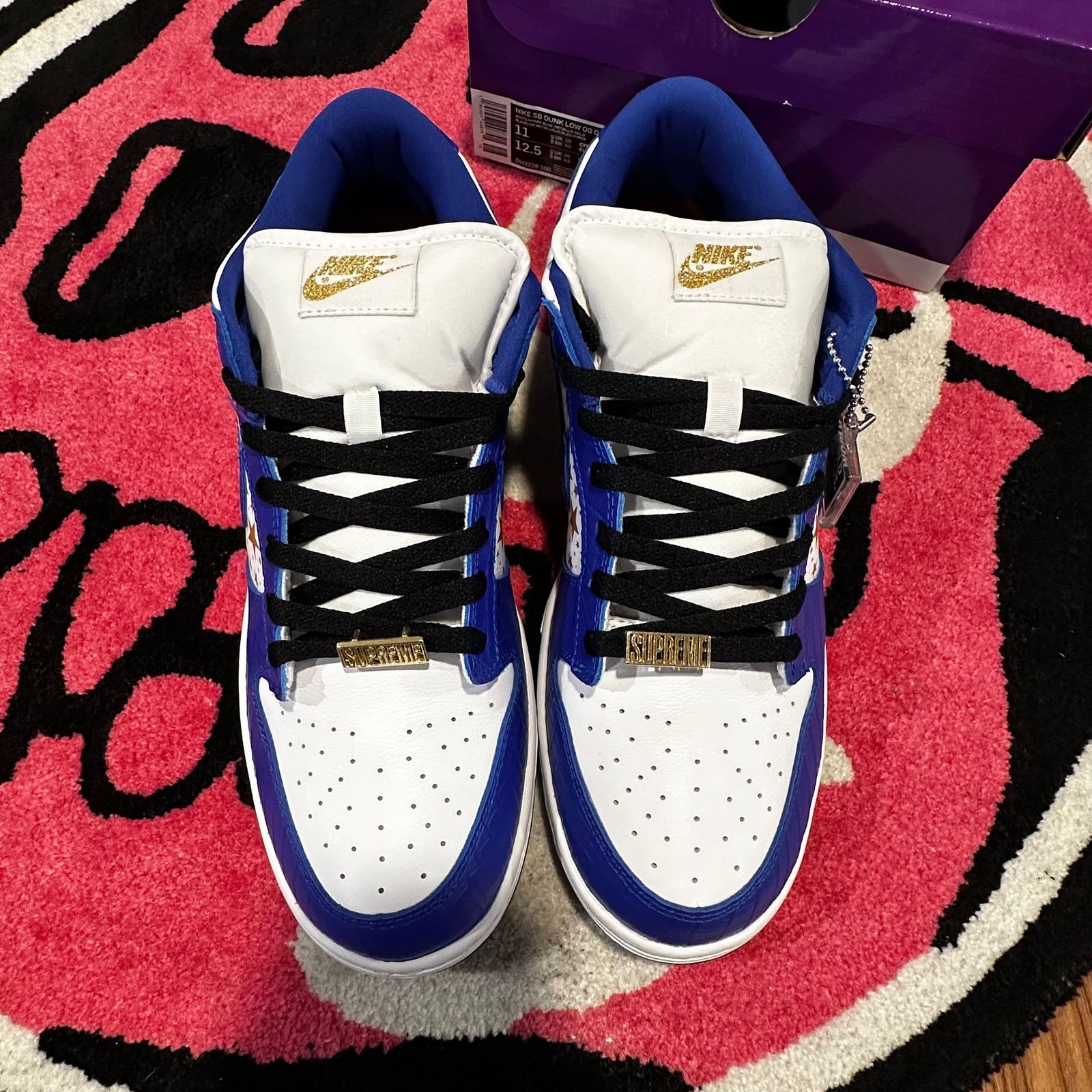 Supreme Nike SB Dunk Low Supreme Hyper Royal – Size 11 – Brand New Size US 11 / EU 44 - 2 Thumbnail