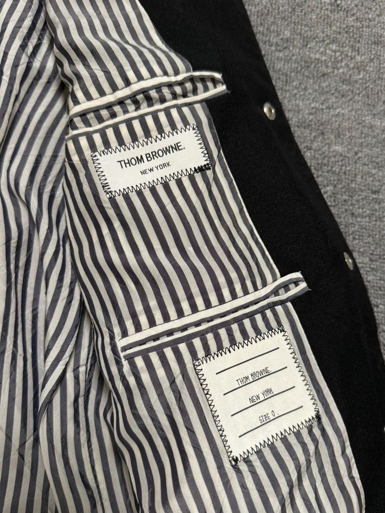 Thom Browne Thom Browne Classic baseball jacket Size US XS / EU 42 / 0 - 3 Thumbnail