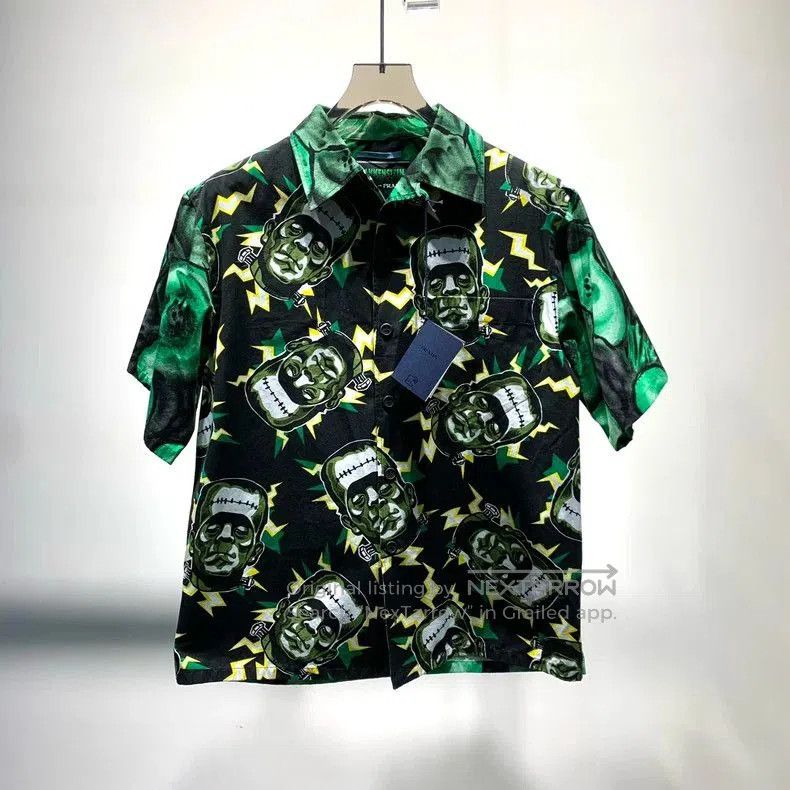 Prada Frankenstein Print Shirt.