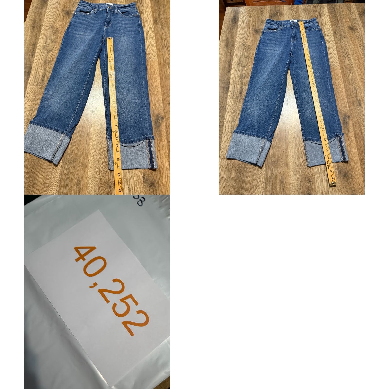Vintage Sonoma Jeans Women 4P Blue Denim Capri Capri Jeans Pockets 5-Pocket Capris Cuffed Medium Wash 23.5 In Inseam Petites Womens Size 26" / US 2 / IT 38 - 8 Thumbnail