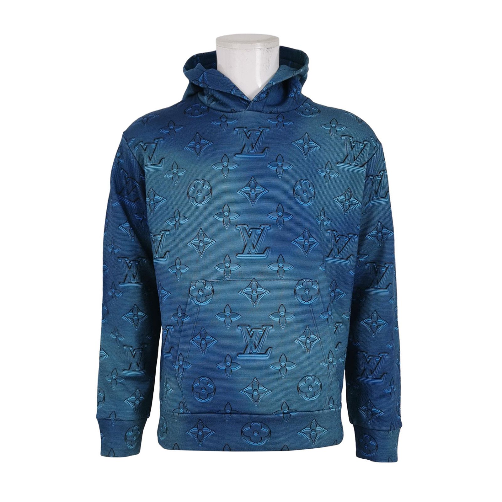 Louis Vuitton Louis Vuitton Allover Monogram Print Hoodie Size M Size US M / EU 48-50 / 2 - 1 Thumbnail