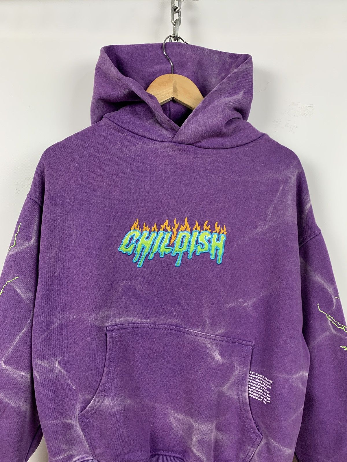 Vintage Childish RC Purple Robs Motors Oversized Hoodie Size US XS / EU 42 / 0 - 6 Thumbnail