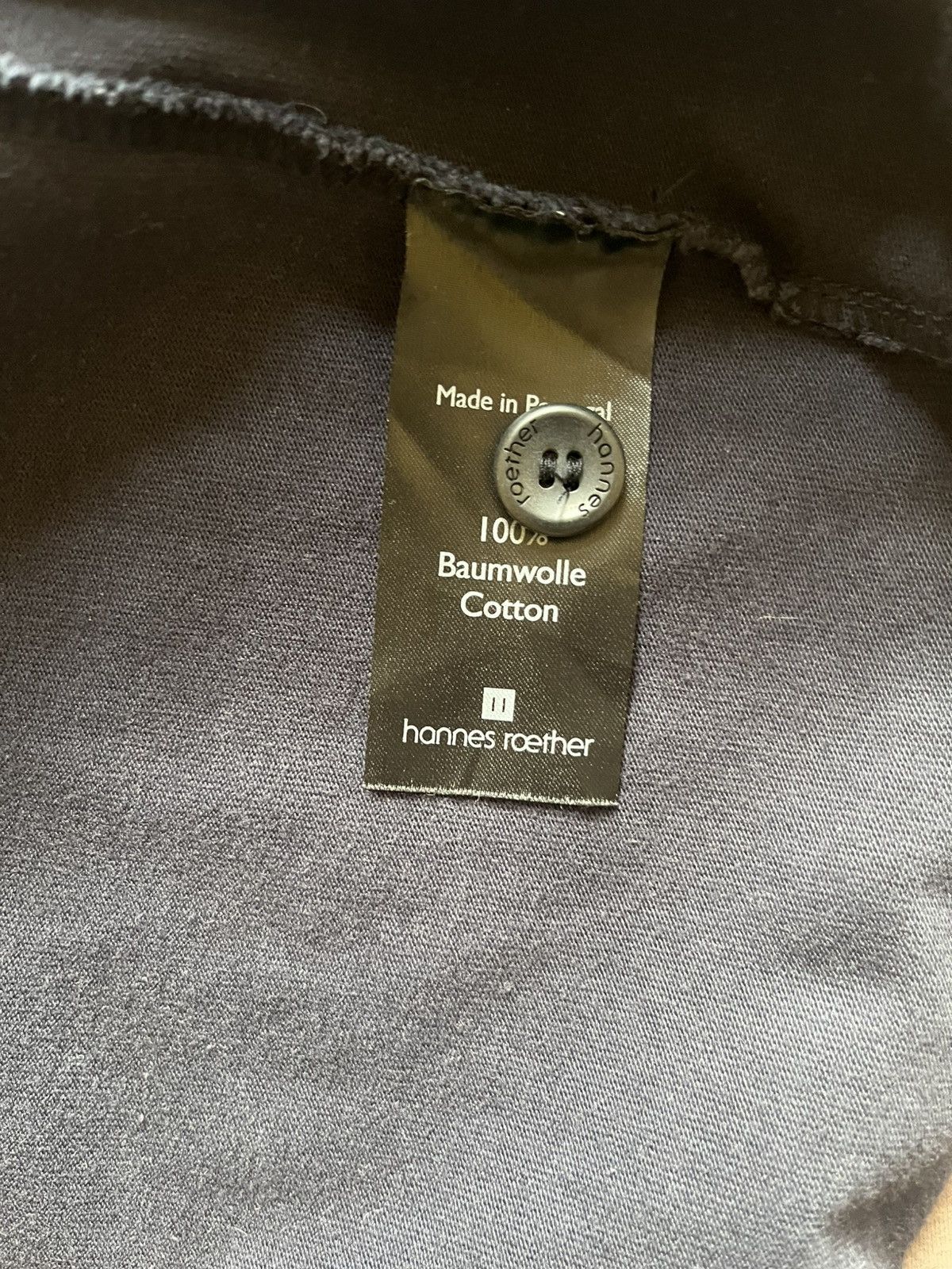 hannes roether Dark blue zip pullover by Hannes Roether Size US M / EU 48-50 / 2 - 6 Thumbnail
