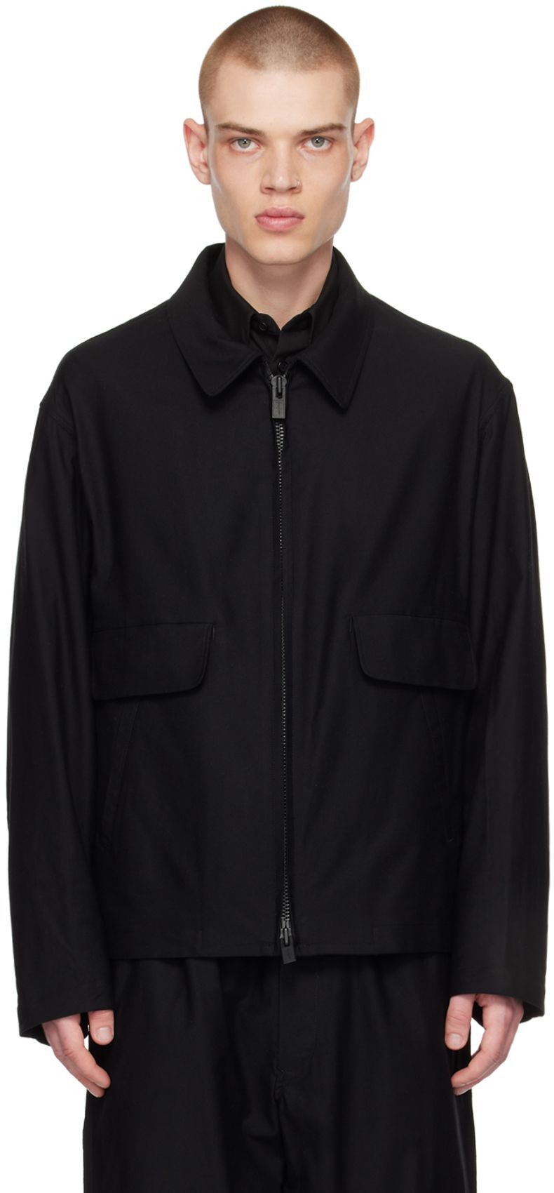 Yohji Yamamoto Yohji Yamamoto Pour Homme One Layer Single Riders Jacket Size US M / EU 48-50 / 2 - 6 Thumbnail