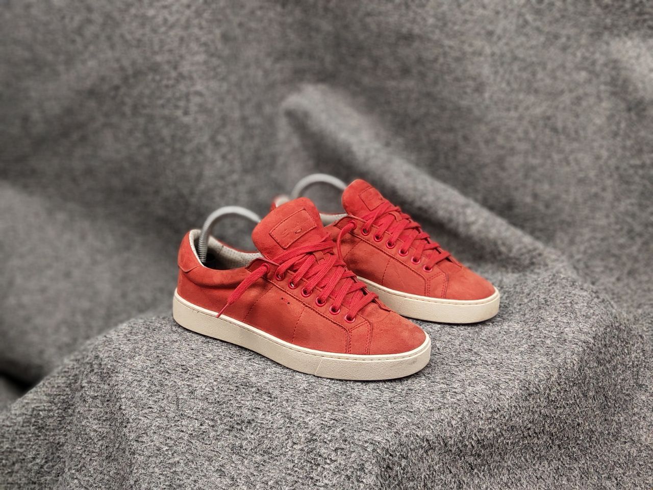 Santoni Santoni Design Orange women's Leather suede Classic Sneakers Size US 7 / IT 37 - 1 Thumbnail