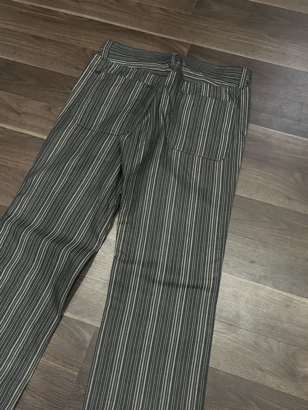 Comme des Garcons Comme Des Garcons Inspired Stripe Grey Pant Size US 31 - 6 Thumbnail