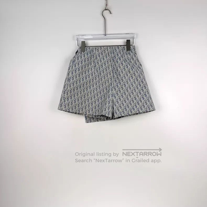 Dior Dior Light blue full logo style shorts skirt Size 24" / US 00 / IT 34 - 4 Thumbnail