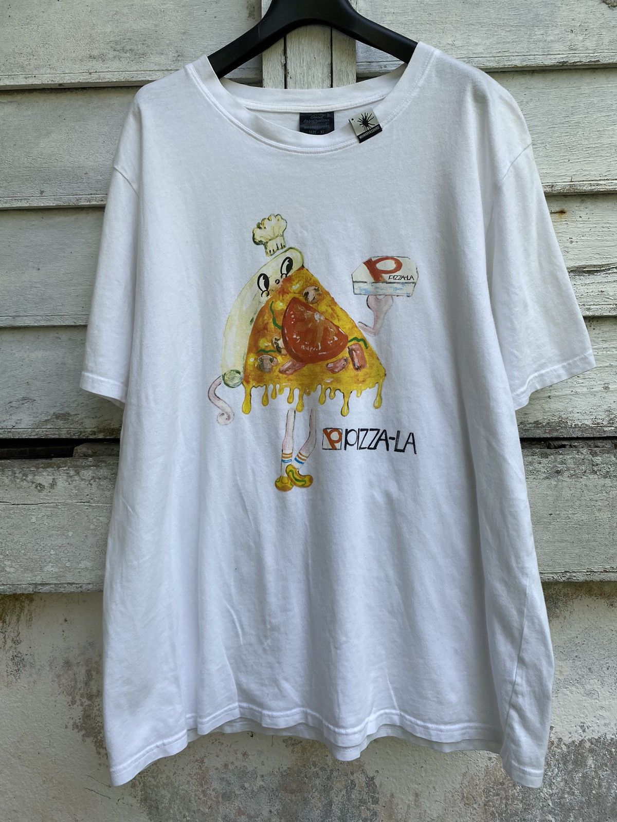 GU × Japanese Brand × Maison MIHARA YASUHIRO Miharayasuhiro La-Pizza White T Size US XL / EU 56 / 4 - 1 Thumbnail