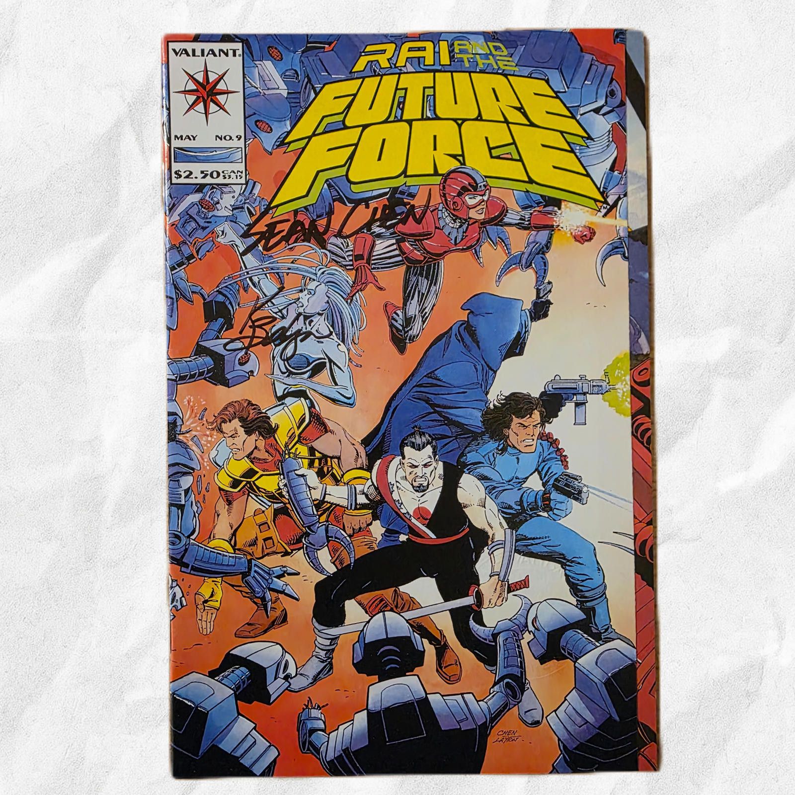 Other Rai and the Future Force #9 NM Ostrander Comic Signed (C) Size ONE SIZE - 5 Thumbnail