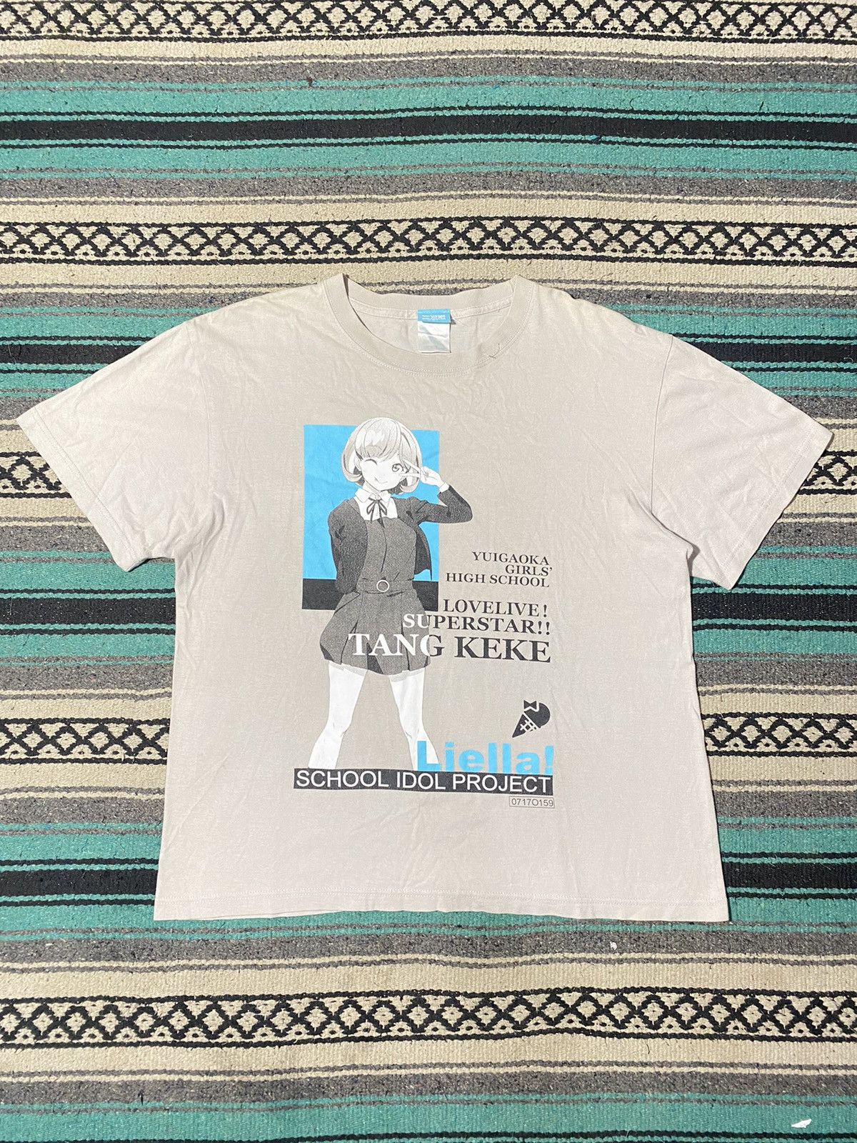 Anime Cospa Tang Keke T-Shirt Light Gray Size US M / EU 48-50 / 2 - 1 Thumbnail