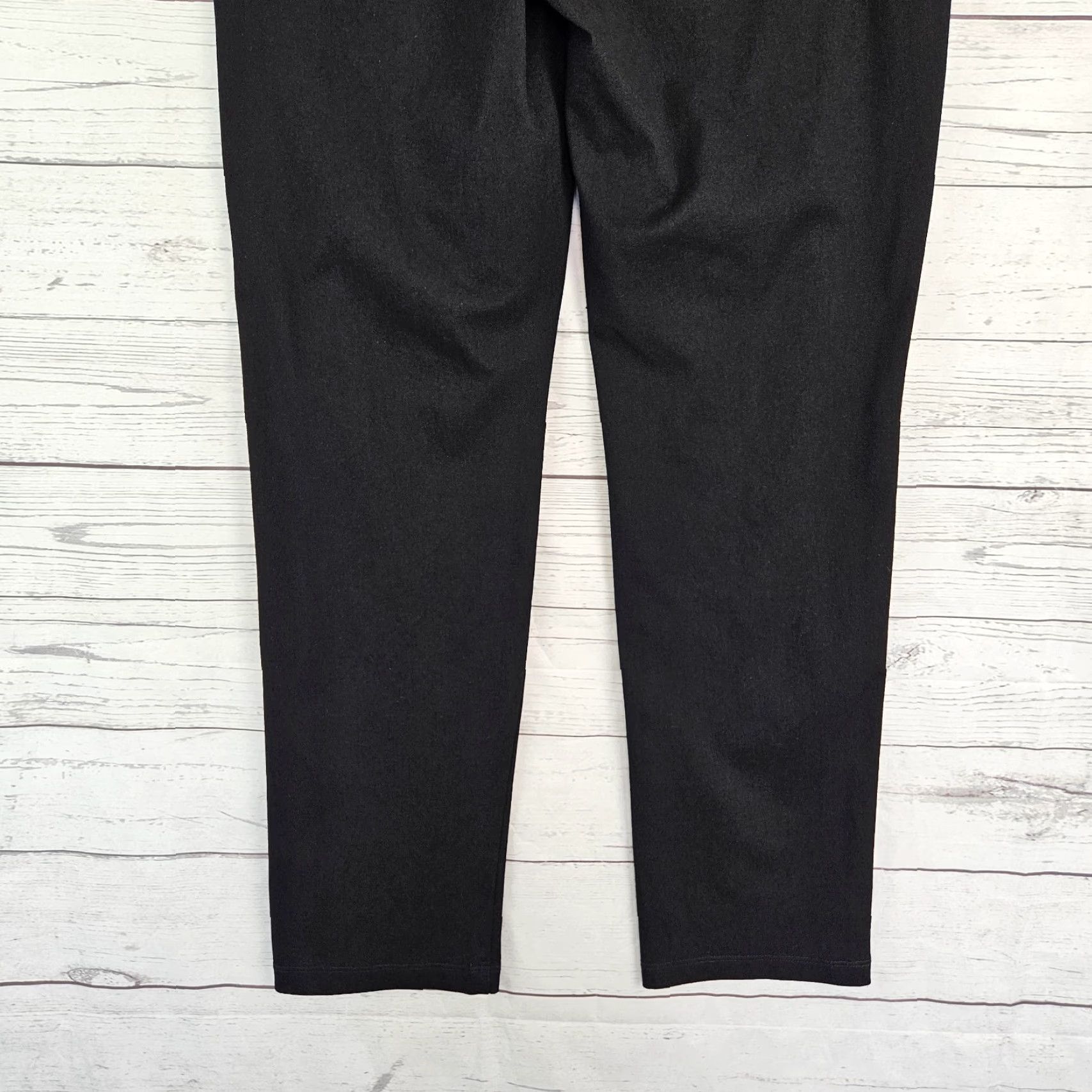 Vintage Chico's Travelers Womens Ankle Pants Sz Small Black Pull On Mid Rise Size 28" / US 6 / IT 42 - 5 Thumbnail