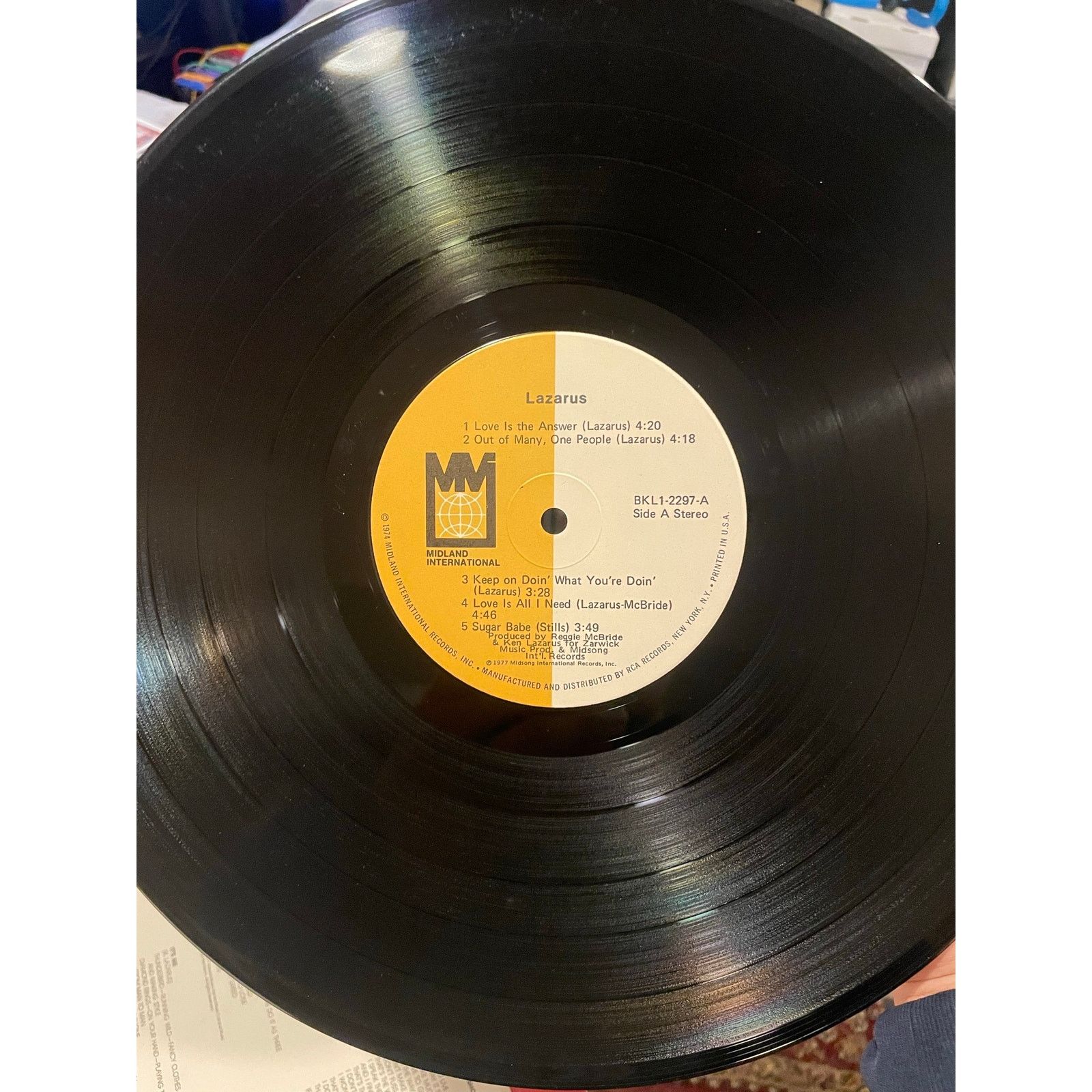 INTENTIONALLY BLANK Lazarus LP vintage vinyl record reggae funk soul disco album Size ONE SIZE - 3 Thumbnail