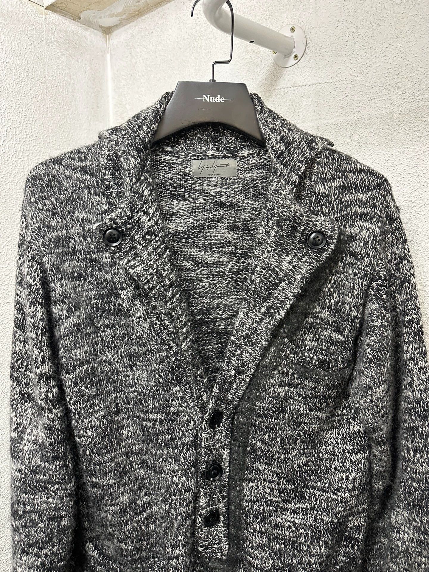 Yohji Yamamoto Yohji Yamamoto P.H. 2012AW Detachable Collar Knit Blazer Size US L / EU 52-54 / 3 - 2 Thumbnail