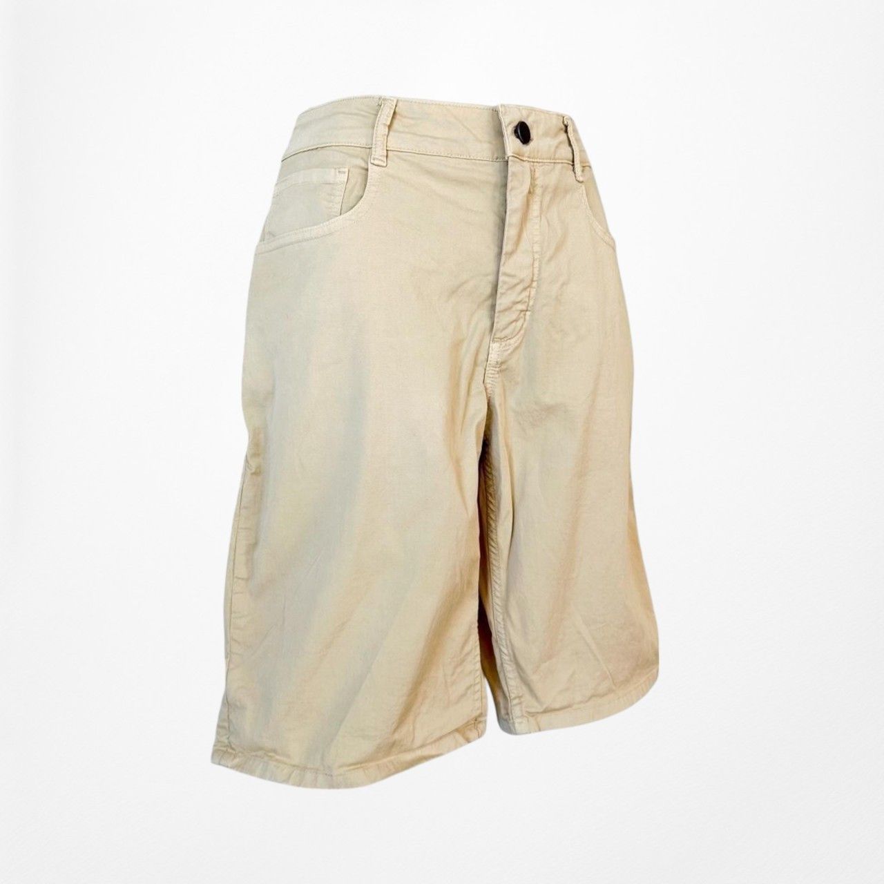 Mango Mango Yellow Casual Bermuda Shorts Size 32 Size US 32 / EU 48 - 2 Thumbnail