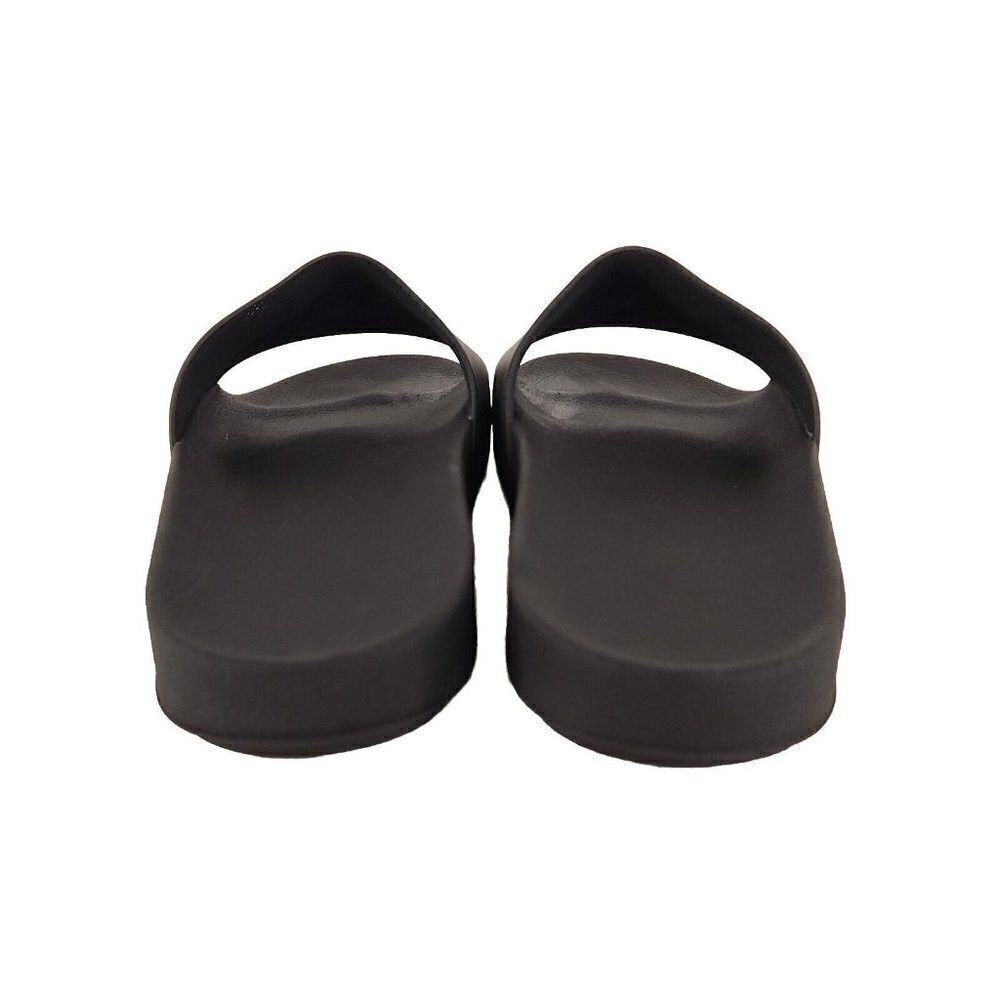 Rick Owens DRKSHDW Logo-print Rubber Slides 39 M6 W9 Black