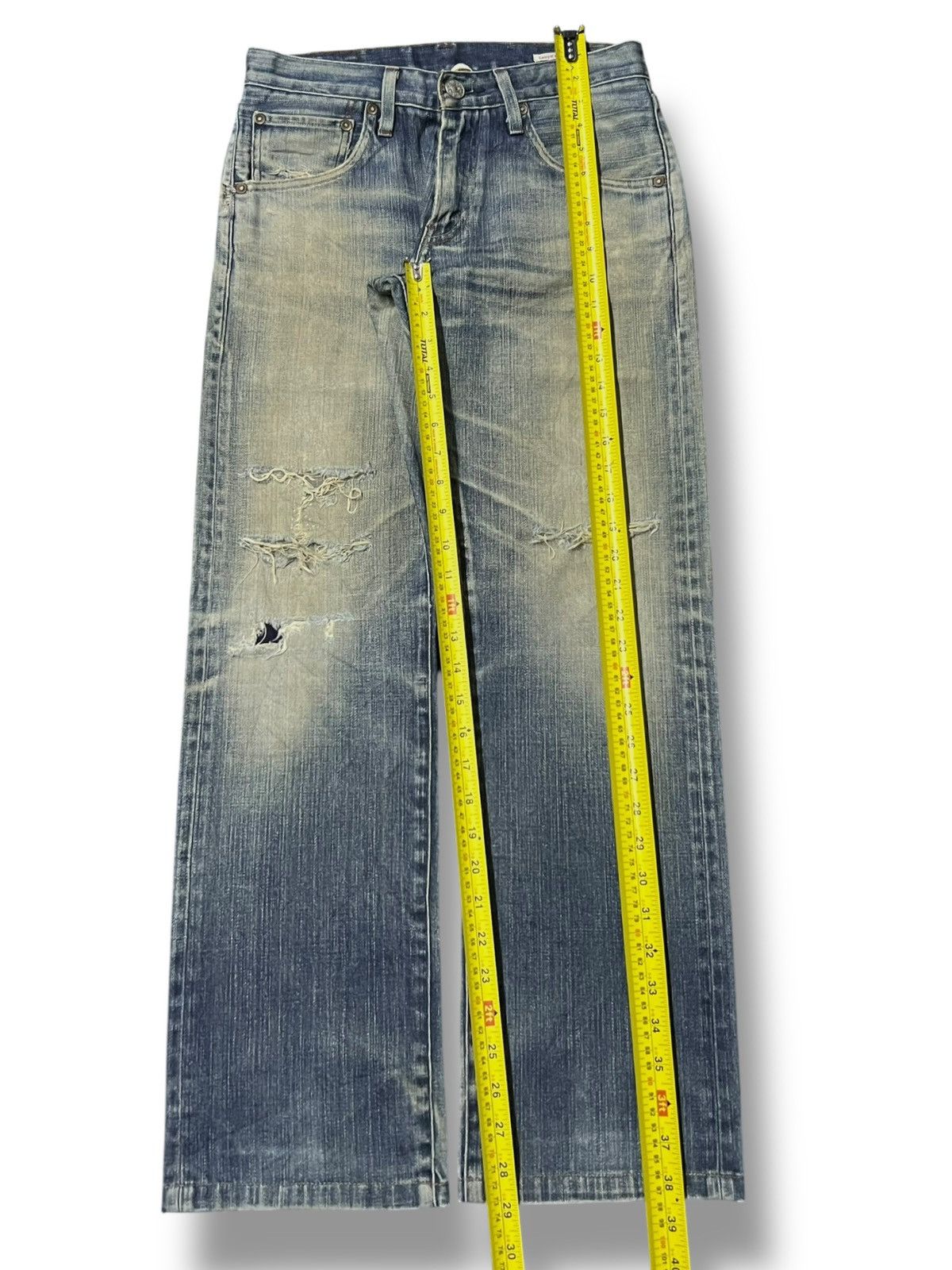 Levi's Vintage Levi’s 505 Premium - Faded Mud Wash,Distressed Denim Size US 30 / EU 46 - 17 Thumbnail