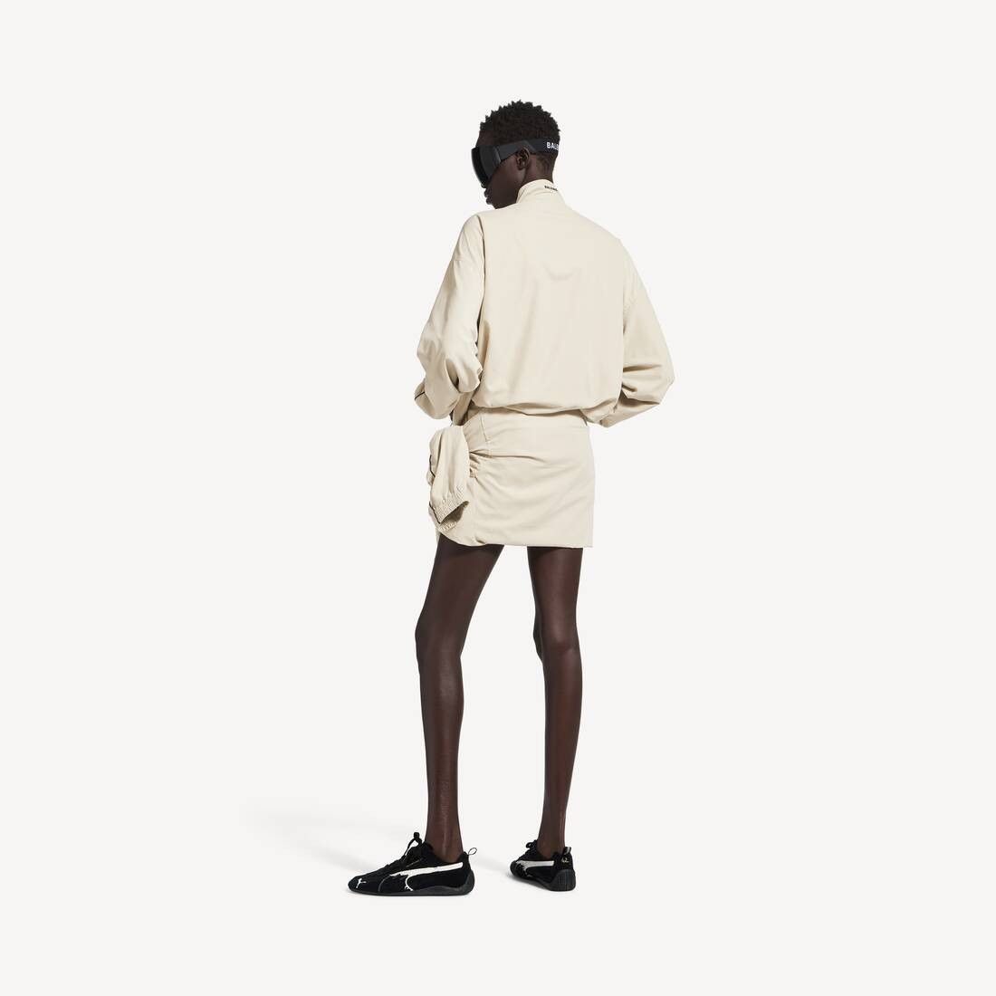 Balenciaga × Puma o1tr1nto0326 Tracksuit Jacket in Cream Size L / US 10 / IT 46 - 4 Thumbnail