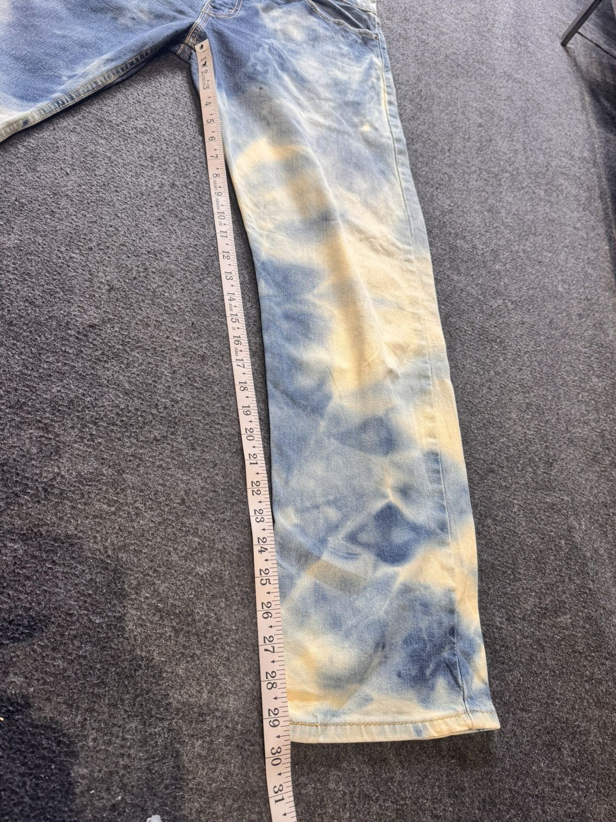 Levi's Levi's 502 Regular Taper Jeans - Custom Cloud Tie-Dye Size US 37 - 11 Thumbnail