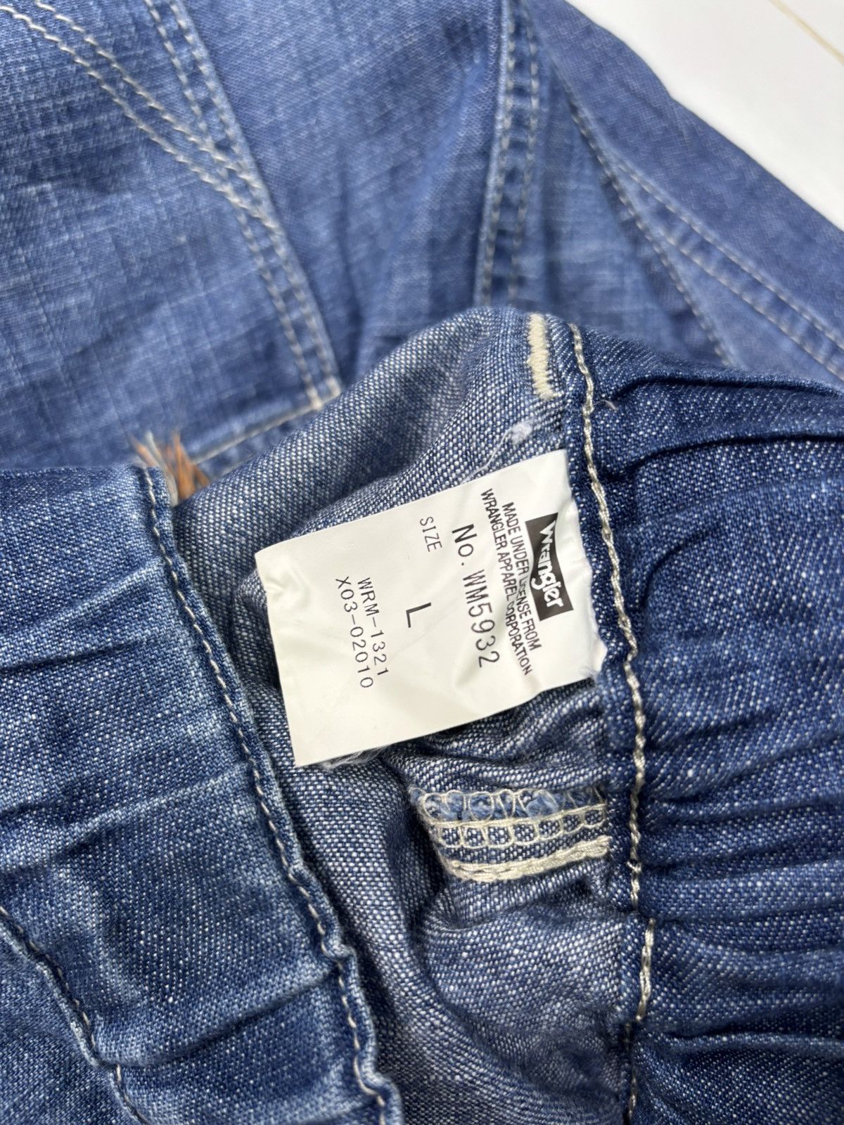 Kapital VINTAGE WRANGLER BAKER DENIM PANTS Size US 32 / EU 48 - 12 Thumbnail
