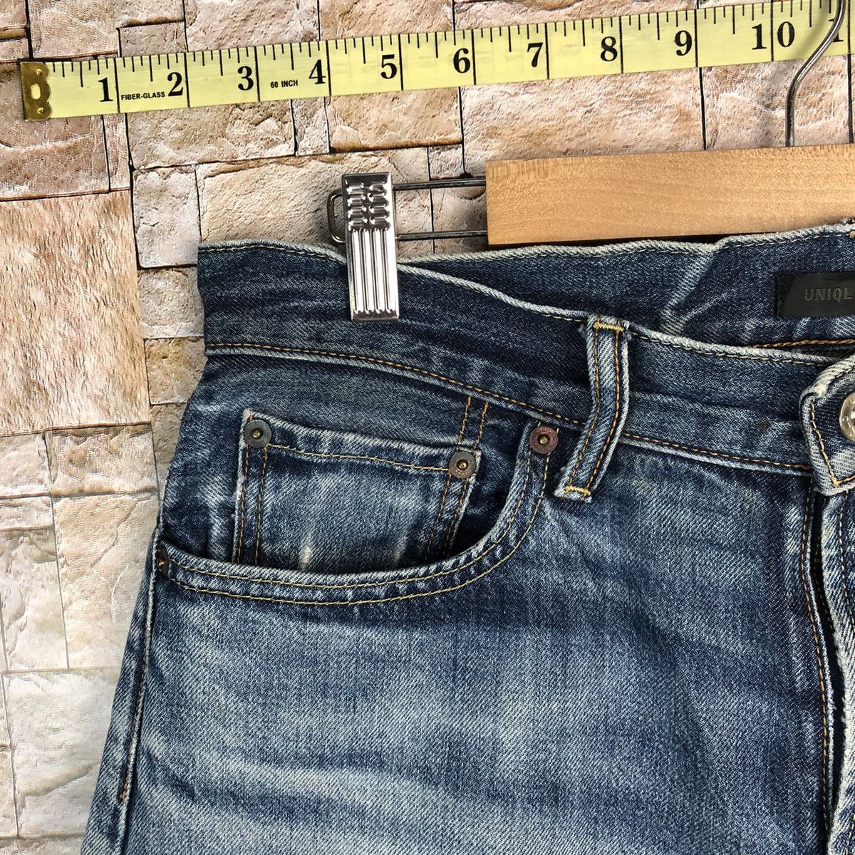 Uniqlo Uniqlo vintage Jeans faded Blue Denim Pants #7578 Size US 32 / EU 48 - 8 Thumbnail