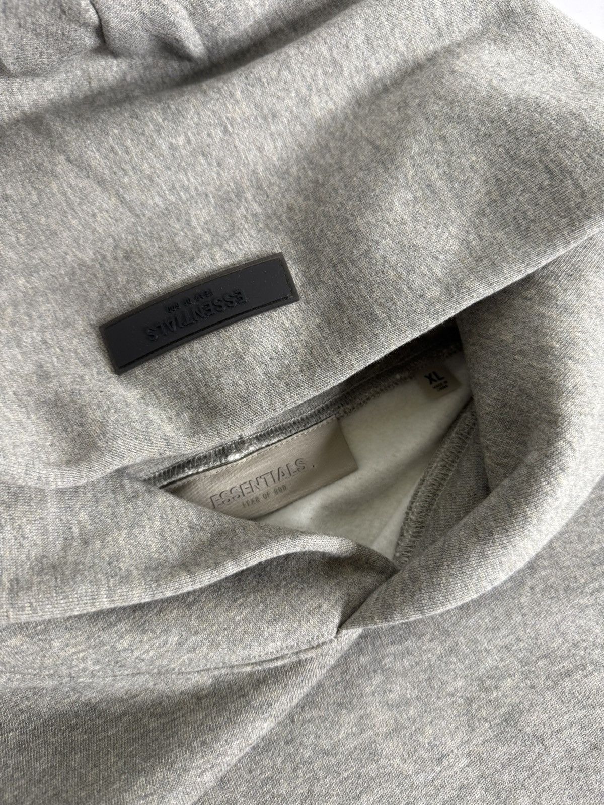 Essentials Essentials Full Logo Hoodie "Heather Grey" (XL) *BRAND NEW* Size US XL / EU 56 / 4 - 5 Thumbnail