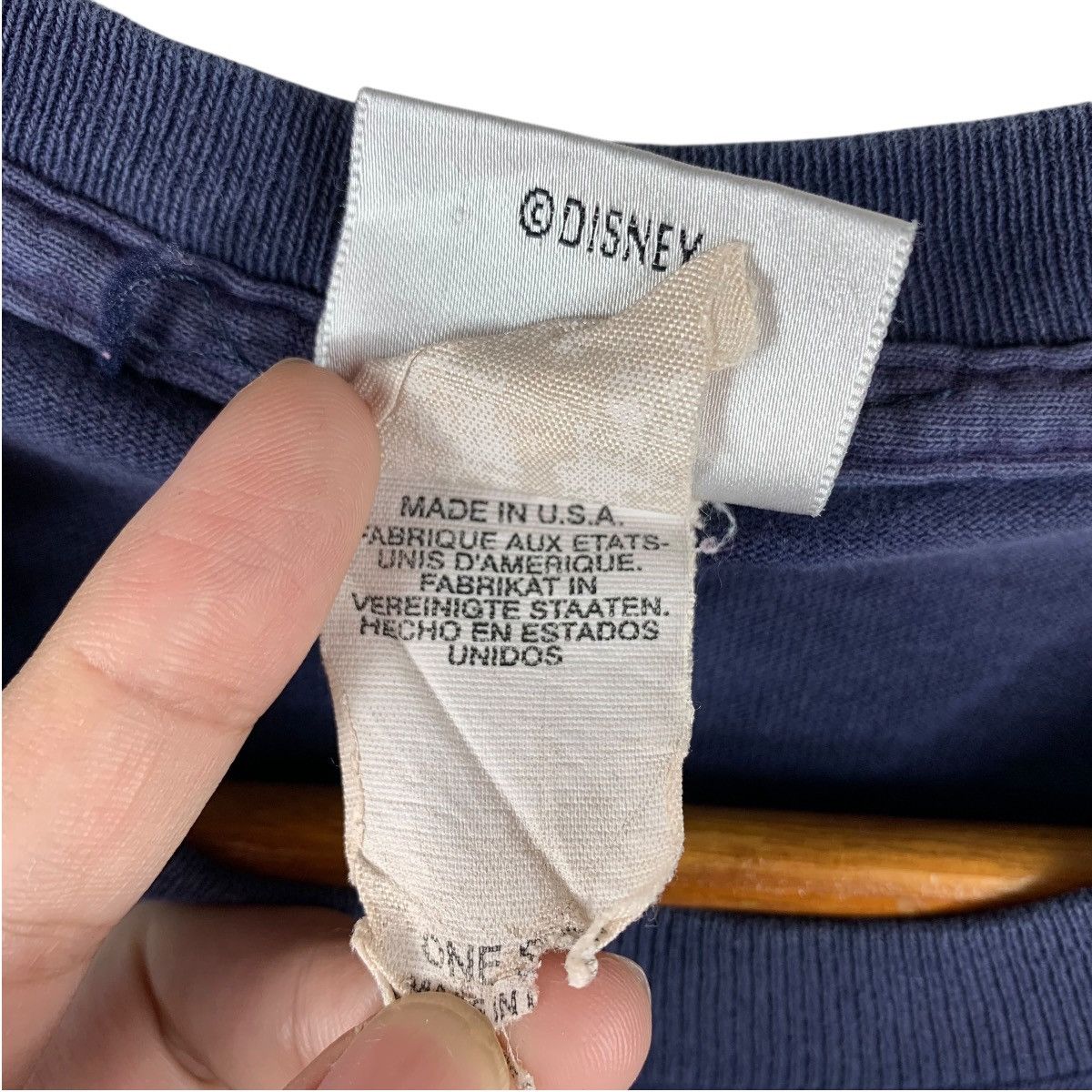 Disney Vintage 90s Mickey Mouse Sleepy Yawning Tee Size US M / EU 48-50 / 2 - 11 Thumbnail