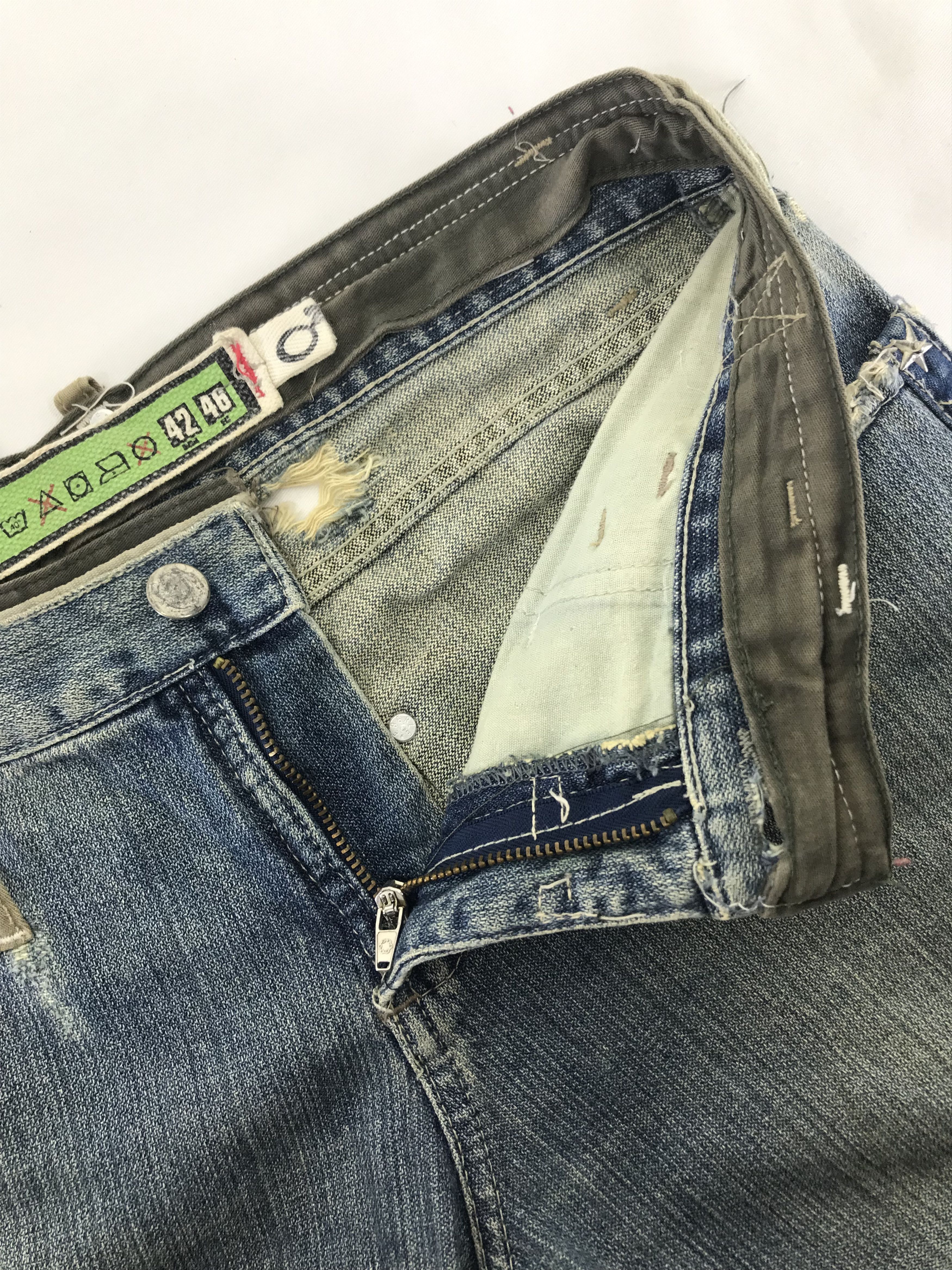 Japanese Brand Vintage Japanese Hybrid Stylish Jeans Size US 30 / EU 46 - 9 Thumbnail