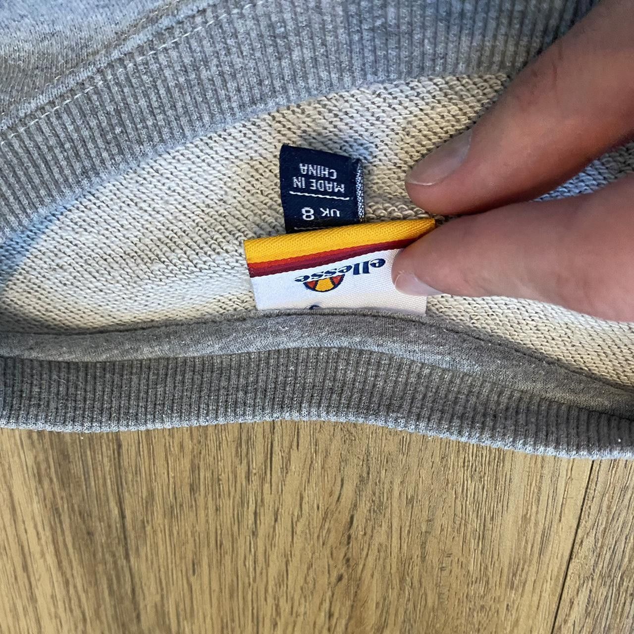 Ellesse Ellesse grey sweatshirt with embroidered logo Size US S / EU 44-46 / 1 - 4 Thumbnail