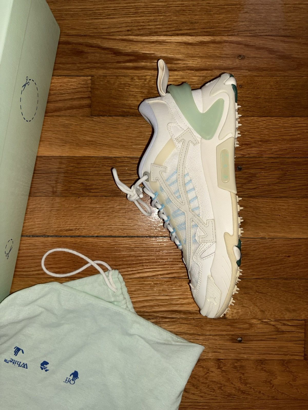 Off-White Off-White - ODSY-2000 in 'White Light Blue' Size US 9 / EU 42 - 4 Thumbnail