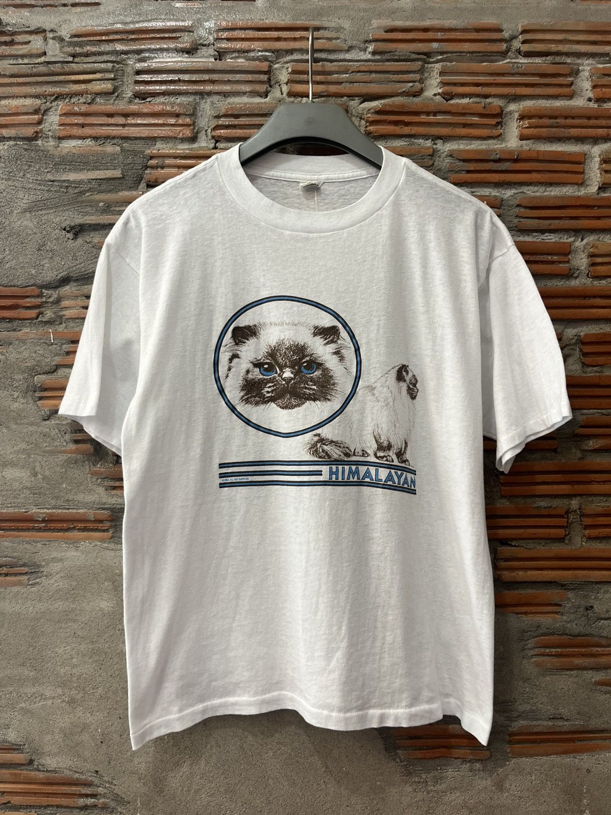 Arts & Science Vintage HIMALAYAN CAT 1984’s Tshirt Size US XL / EU 56 / 4 - 2 Thumbnail