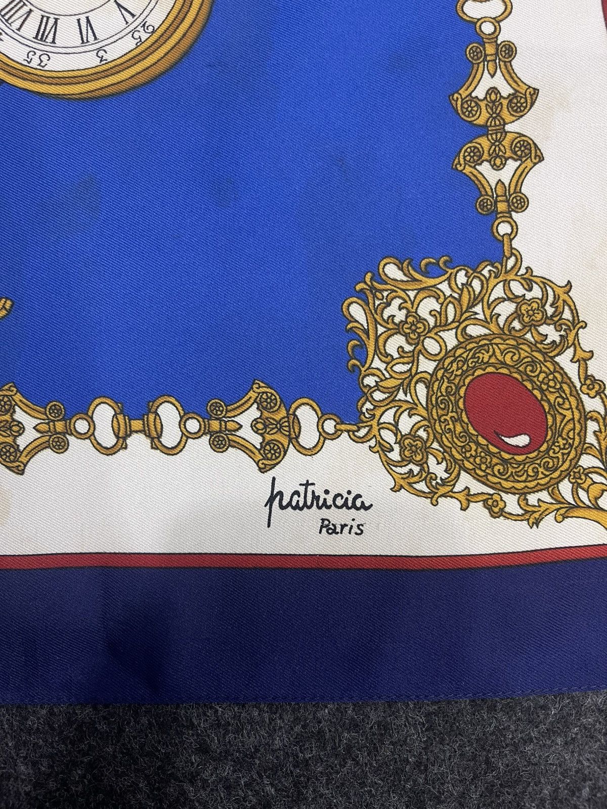 Vintage Vintage Patricia Paris Italy Monogram Scarf - Navy Size ONE SIZE - 2 Thumbnail