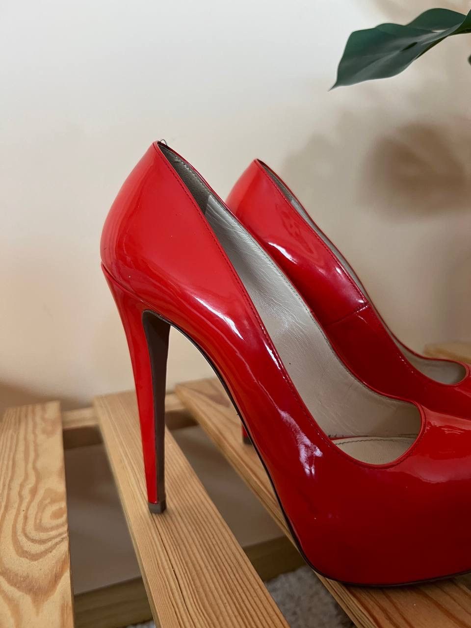 Prada Women High Heels Prada Red Size 37,5 Leather Size US 7.5 / IT 37.5 - 4 Thumbnail