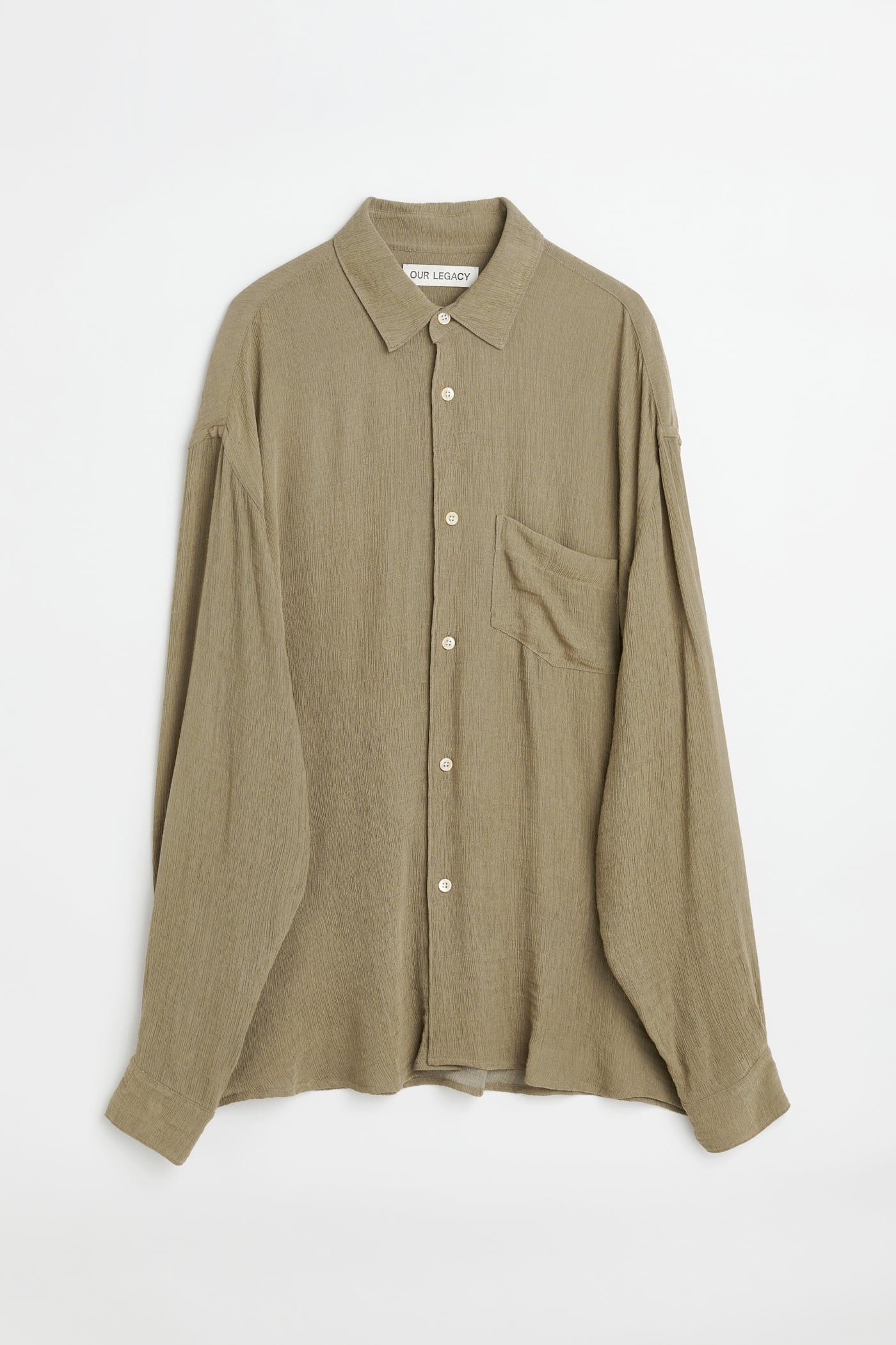 Our Legacy Initial Shirt - Muck Ruffle Viscose