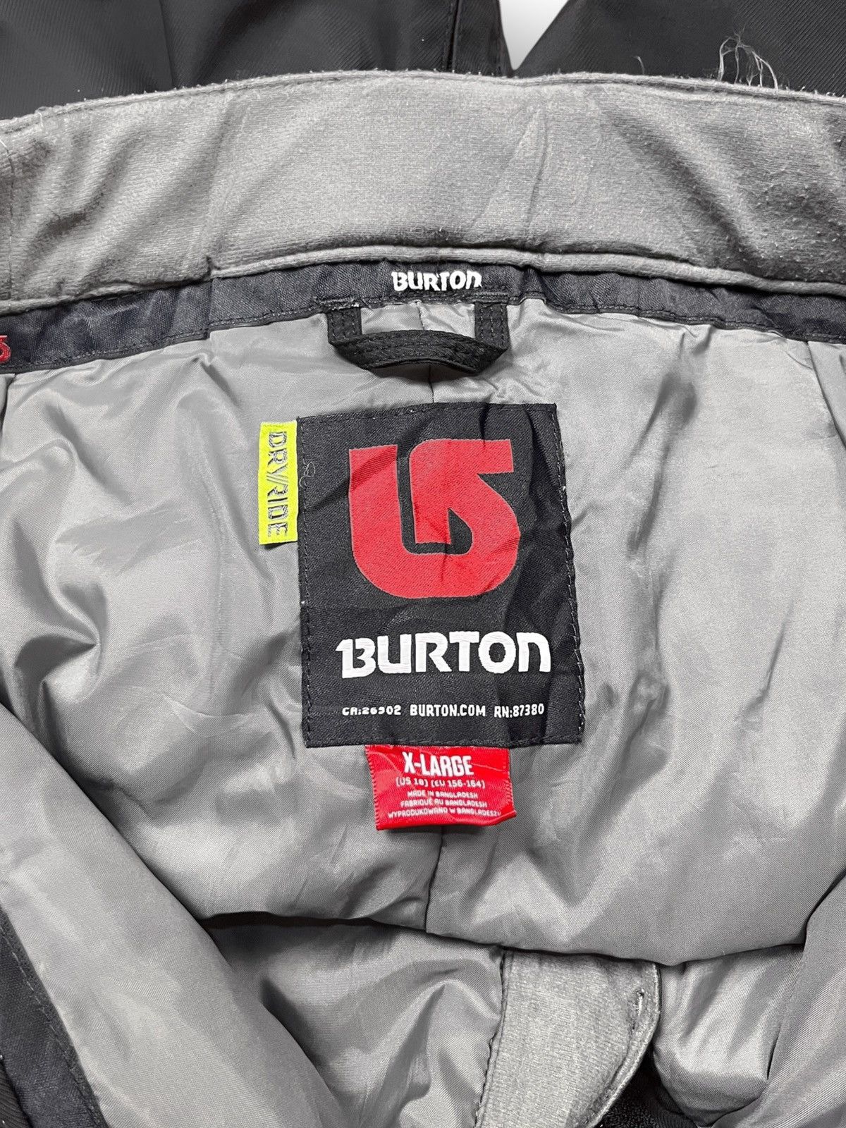Burton Burton Dry Ride Exile Cargo Snowboard Pants Size US 32 / EU 48 - 10 Thumbnail