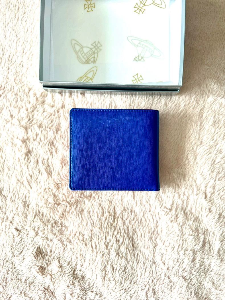 Vivienne Westwood vivienne westwood A leather wallet with cross crease and t Size ONE SIZE - 2 Thumbnail