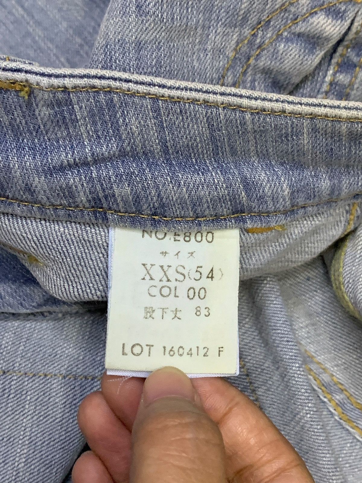 Japanese Brand × Jean Vintage Japanese Brand Mud Wash Fatigue Style Flare Jeans Size 24" / US 00 / IT 34 - 10 Thumbnail