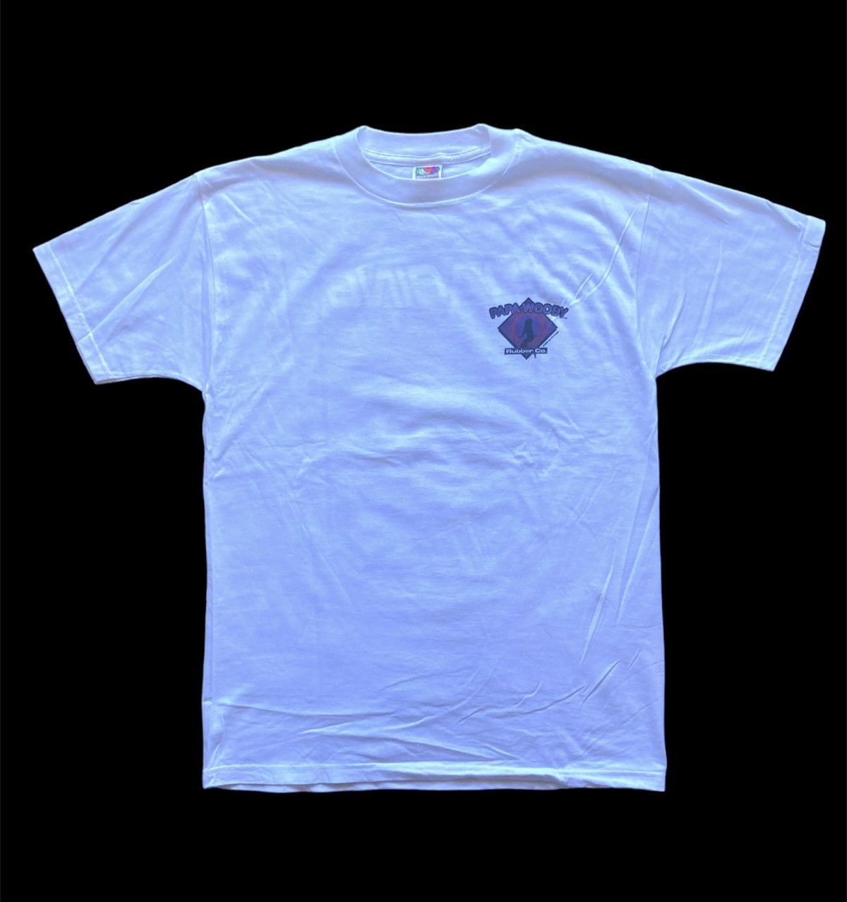 Vintage Vintage Deadstock 1998 Pappa Woodys condoms Racing promo tee Size US L / EU 52-54 / 3 - 3 Thumbnail