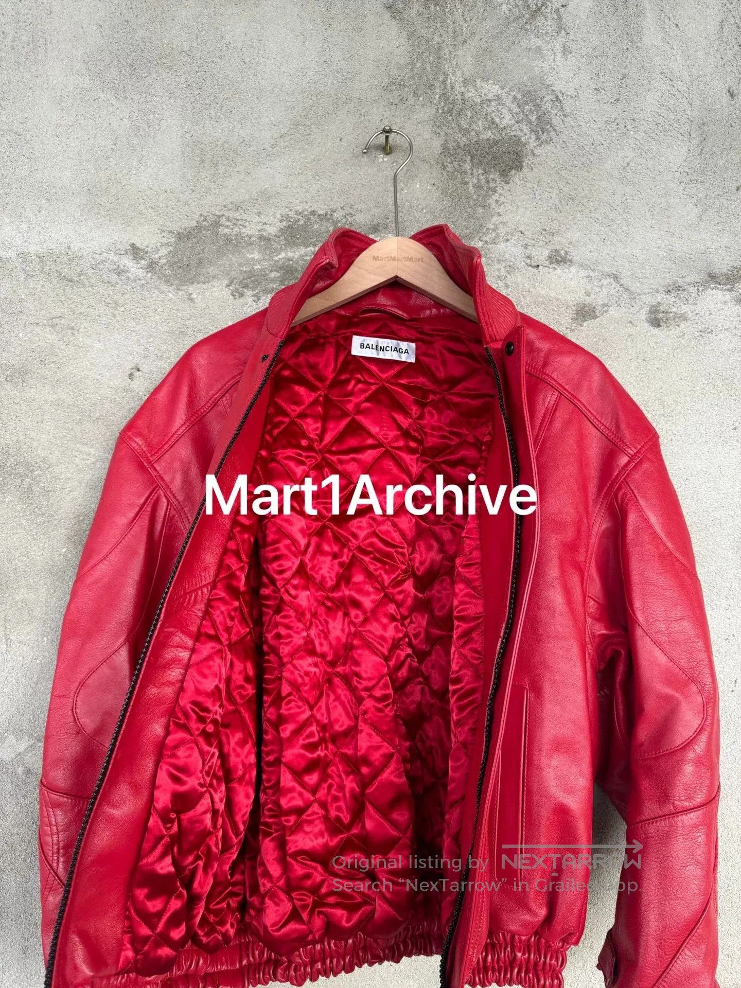 Balenciaga Balenciaga 19FW Akira Red Leather Jacket. Size US M / EU 48-50 / 2 - 6 Thumbnail