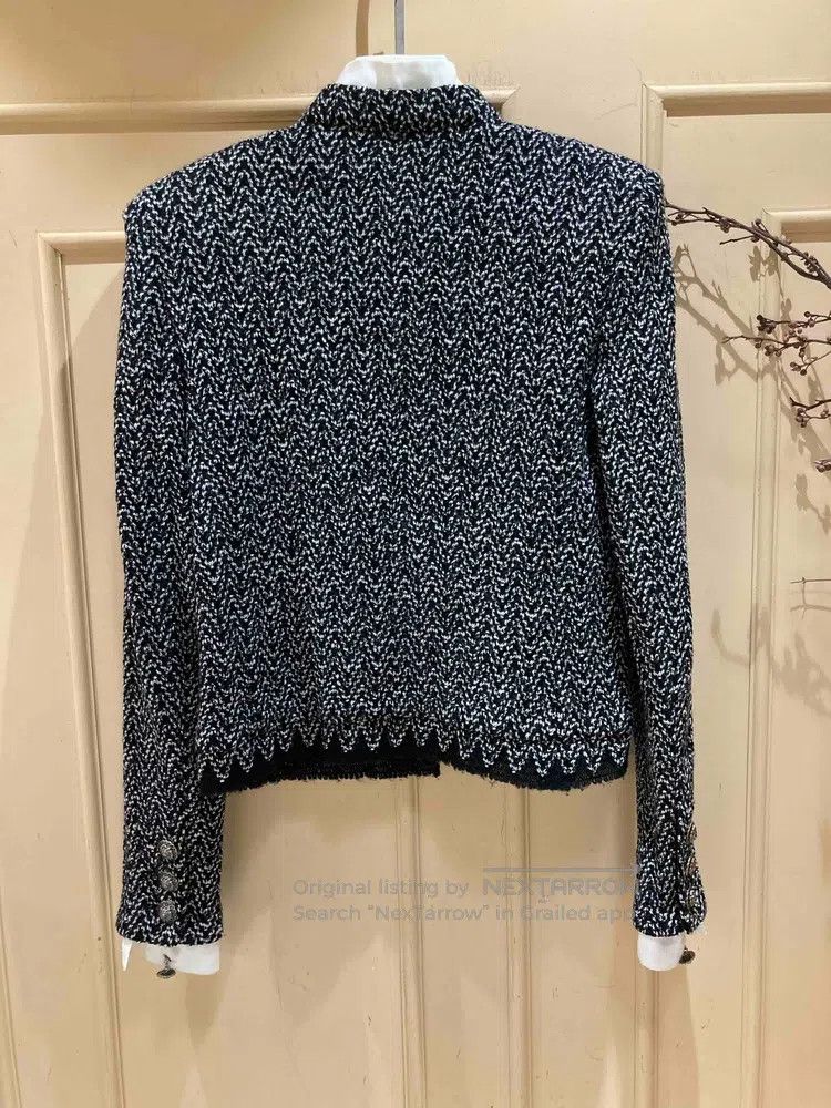 Chanel Chanel 17a metropolitan grey stand-up collar fake two-piec Size XS / US 0-2 / IT 36-38 - 2 Thumbnail