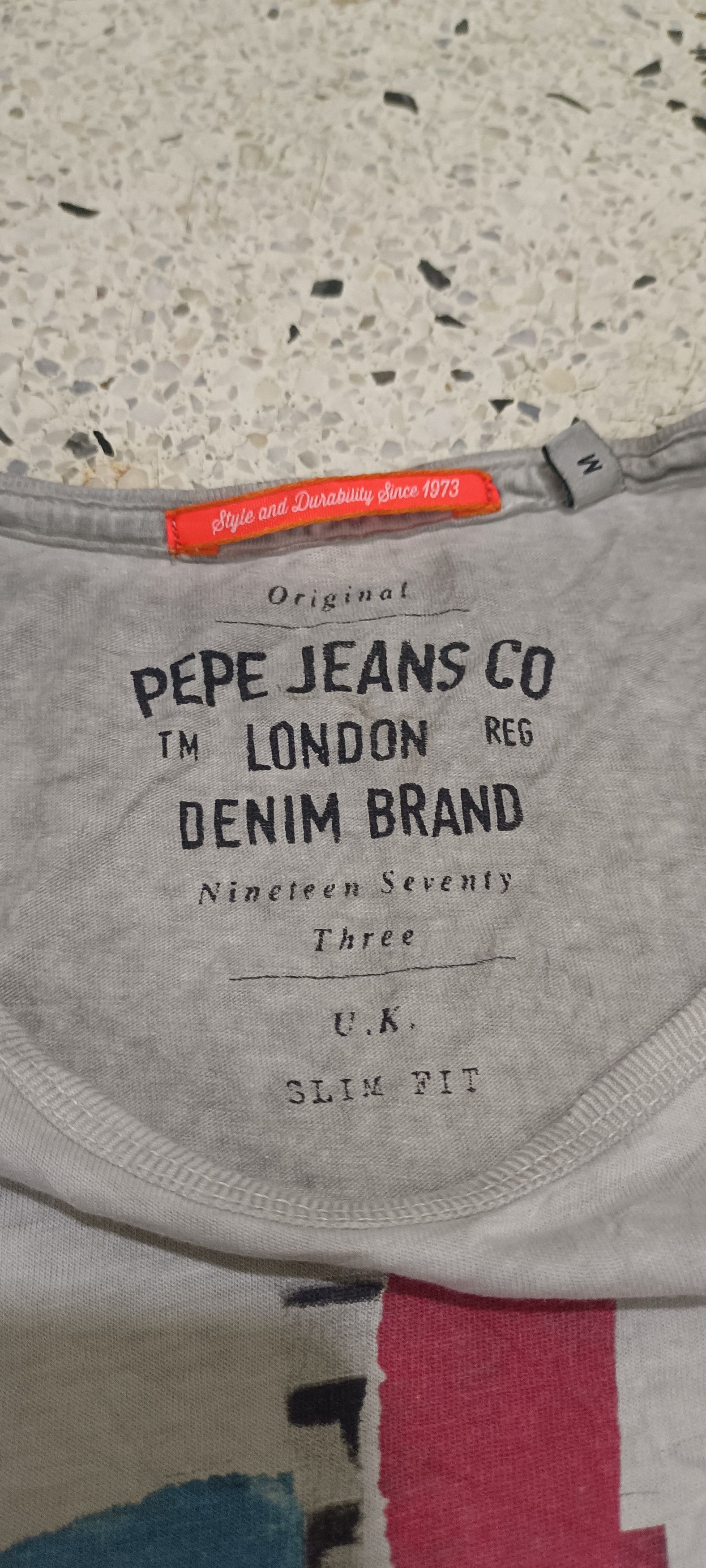 Pepe Jeans PJL x London Vintage Flag 1973 Size US M / EU 48-50 / 2 - 4 Thumbnail