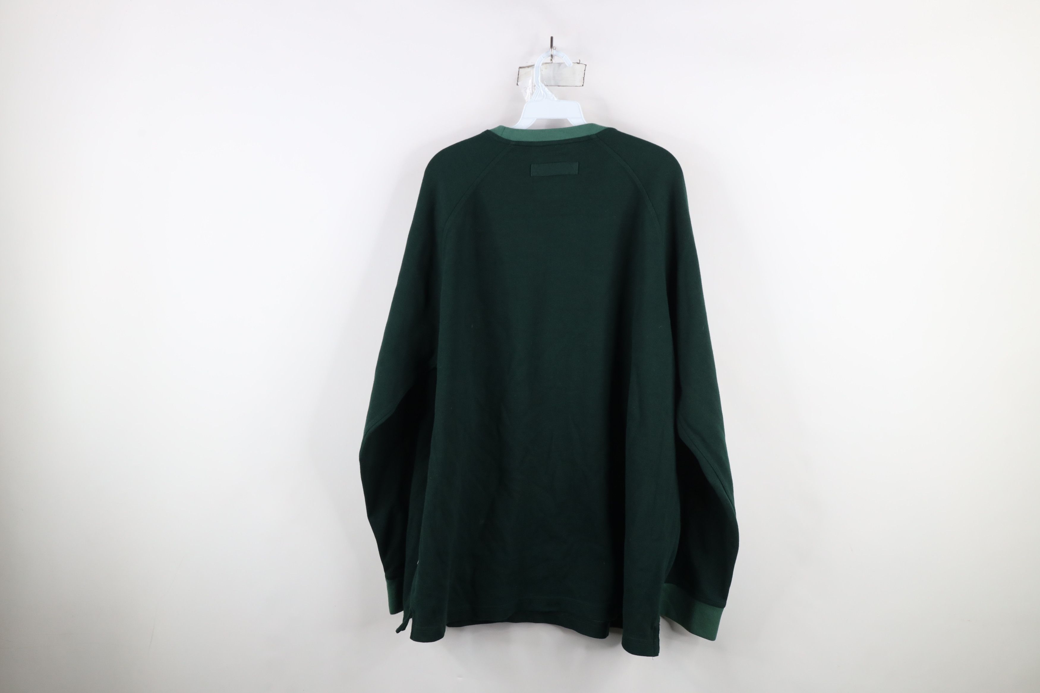Duluth Trading Company × Vintage Duluth Trading Co Doubletime Thermal Knit Sweatshirt Green Size US XL / EU 56 / 4 - 13 Thumbnail