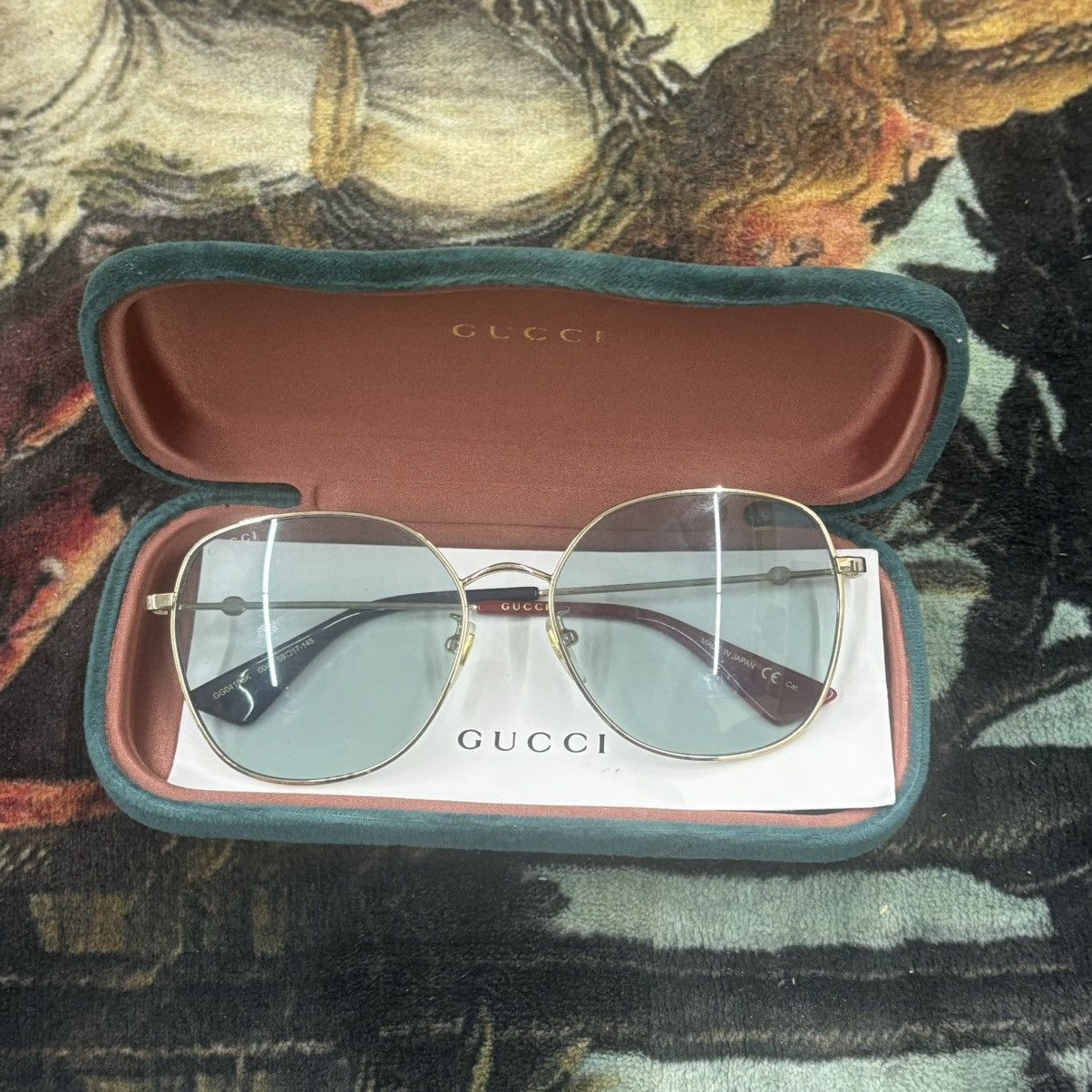 Gucci Gucci Sunglasses Luxury Glasses with Case Size ONE SIZE - 2 Thumbnail