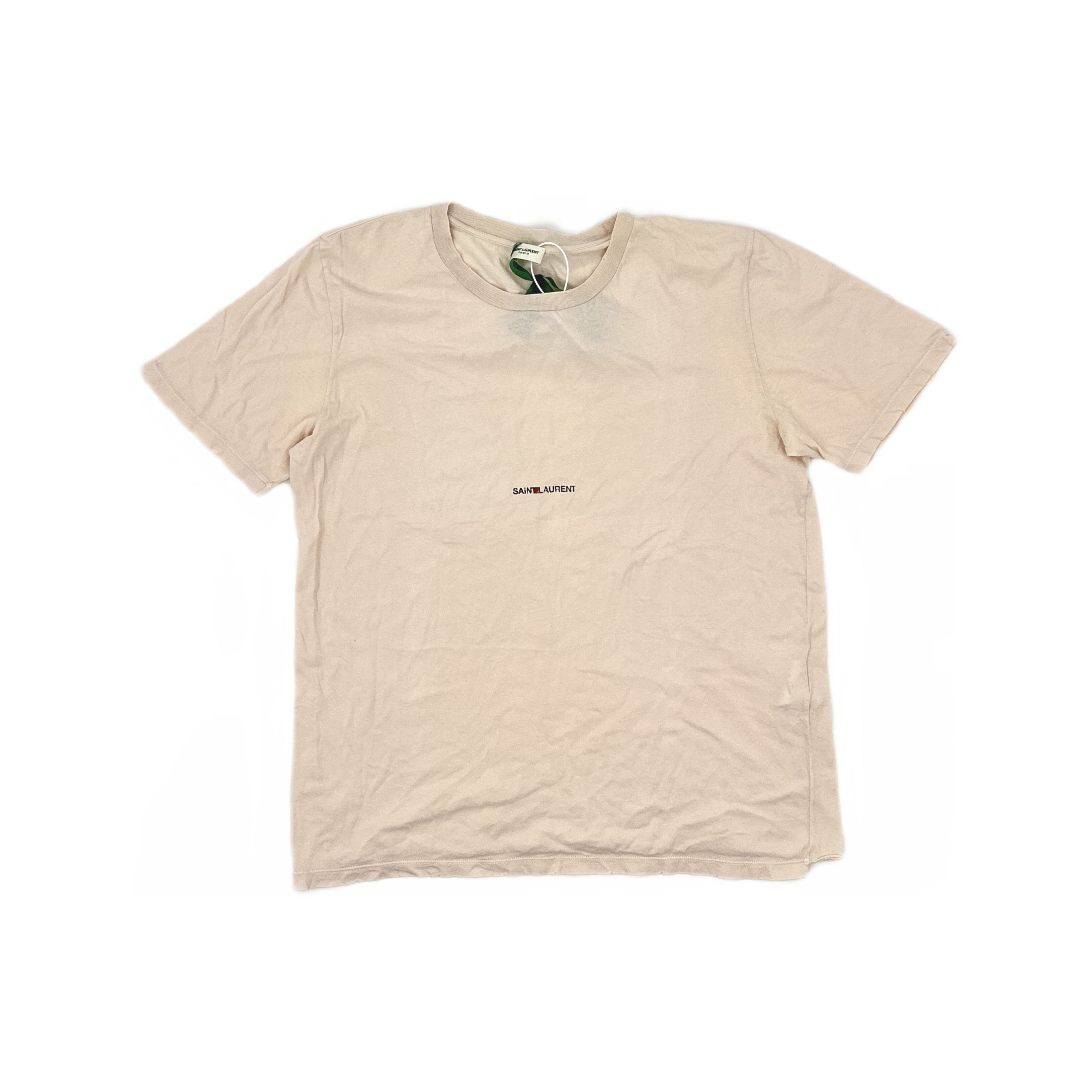 Saint Laurent Paris Saint Laurent Logo T-Shirt Size M Size US M / EU 48-50 / 2 - 1 Thumbnail