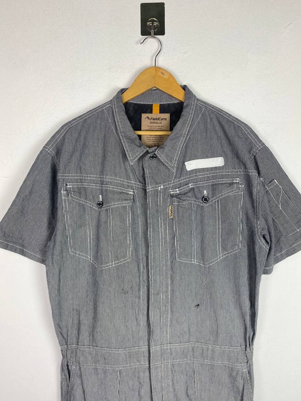 Japanese Brand fieldcore japanese brands hickory striped overalls Size US 40 / EU 56 - 2 Thumbnail