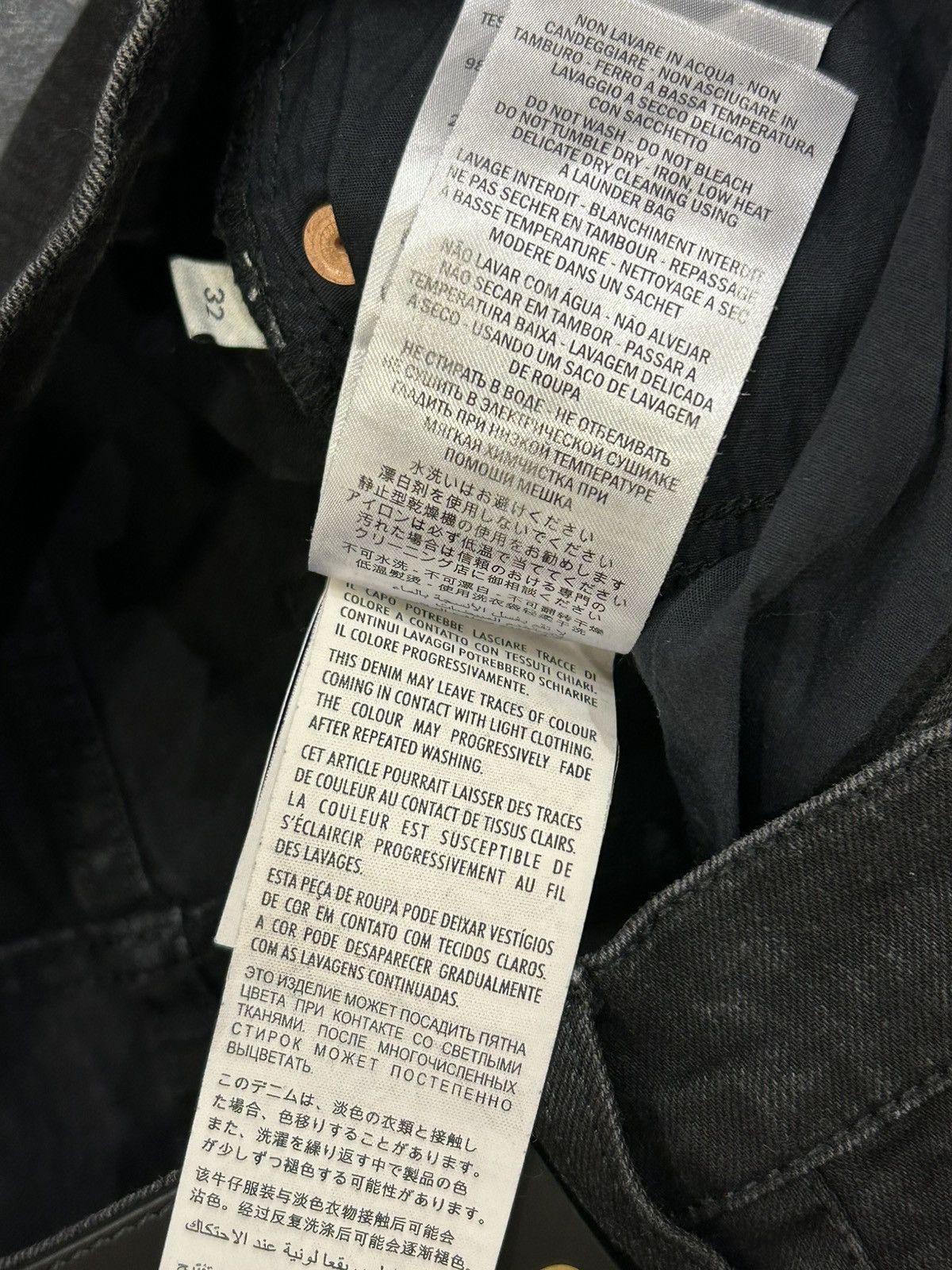 Gucci Gucci Slim Denim Jeans - Black Size US 32 / EU 48 - 6 Thumbnail